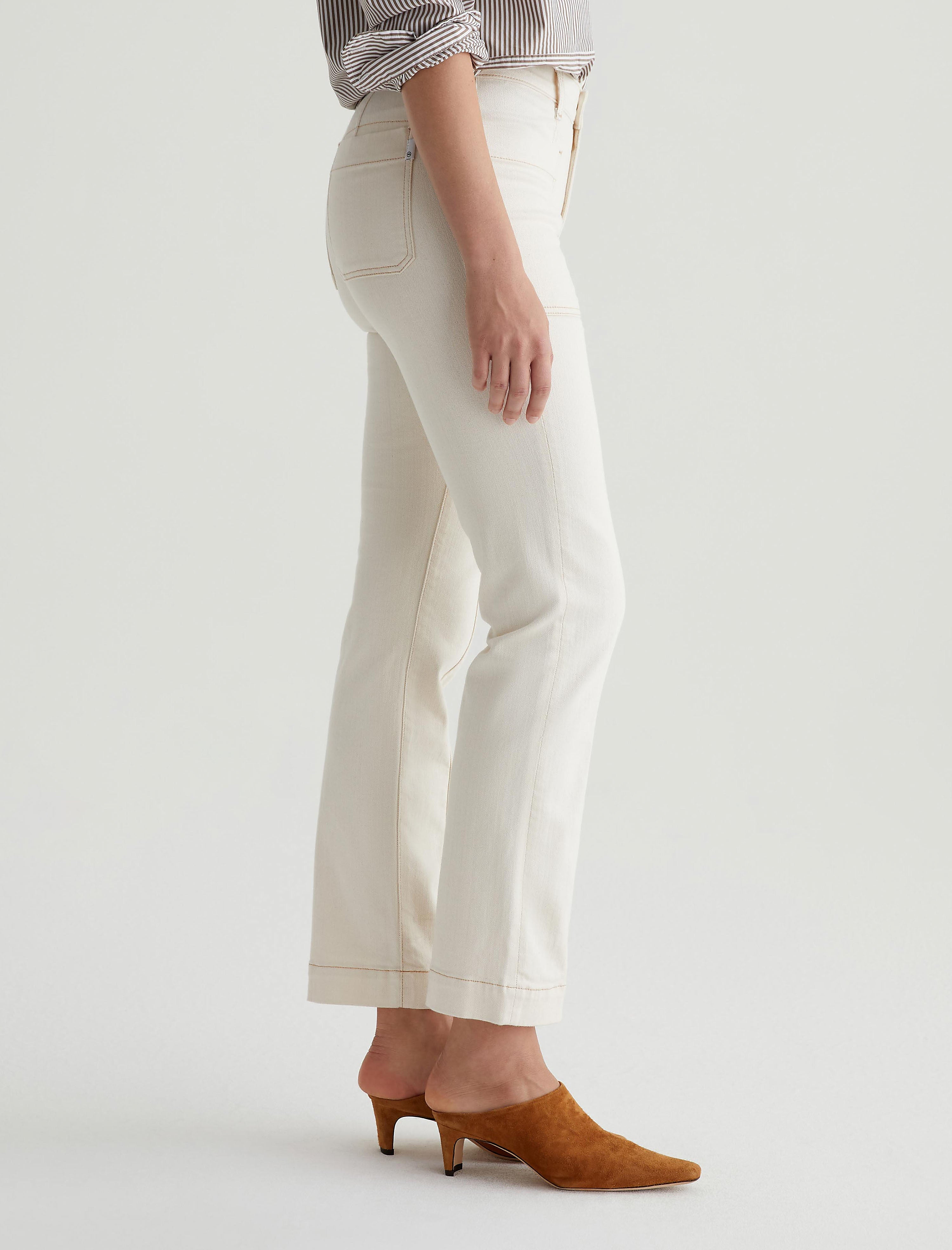 デニム・ジーパン Off-White Woman Jeans Lilac OWYB018S24DEN001 3600 Women Lila White Oat at AG Jeans Official Store