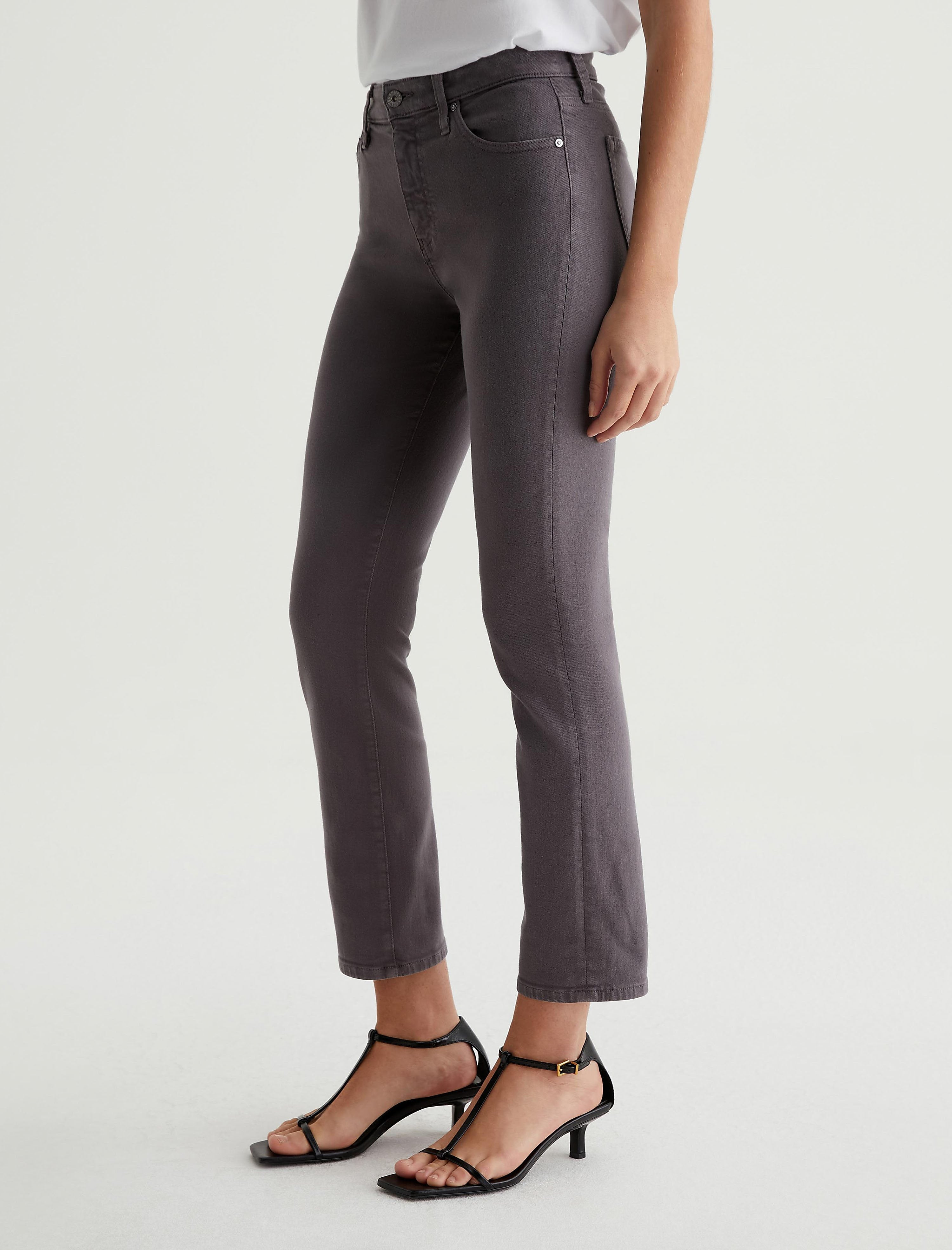 【SCENERITY】Crop mid gray jeans Women Mari Crop Misty Grey at AG Jeans Official Store