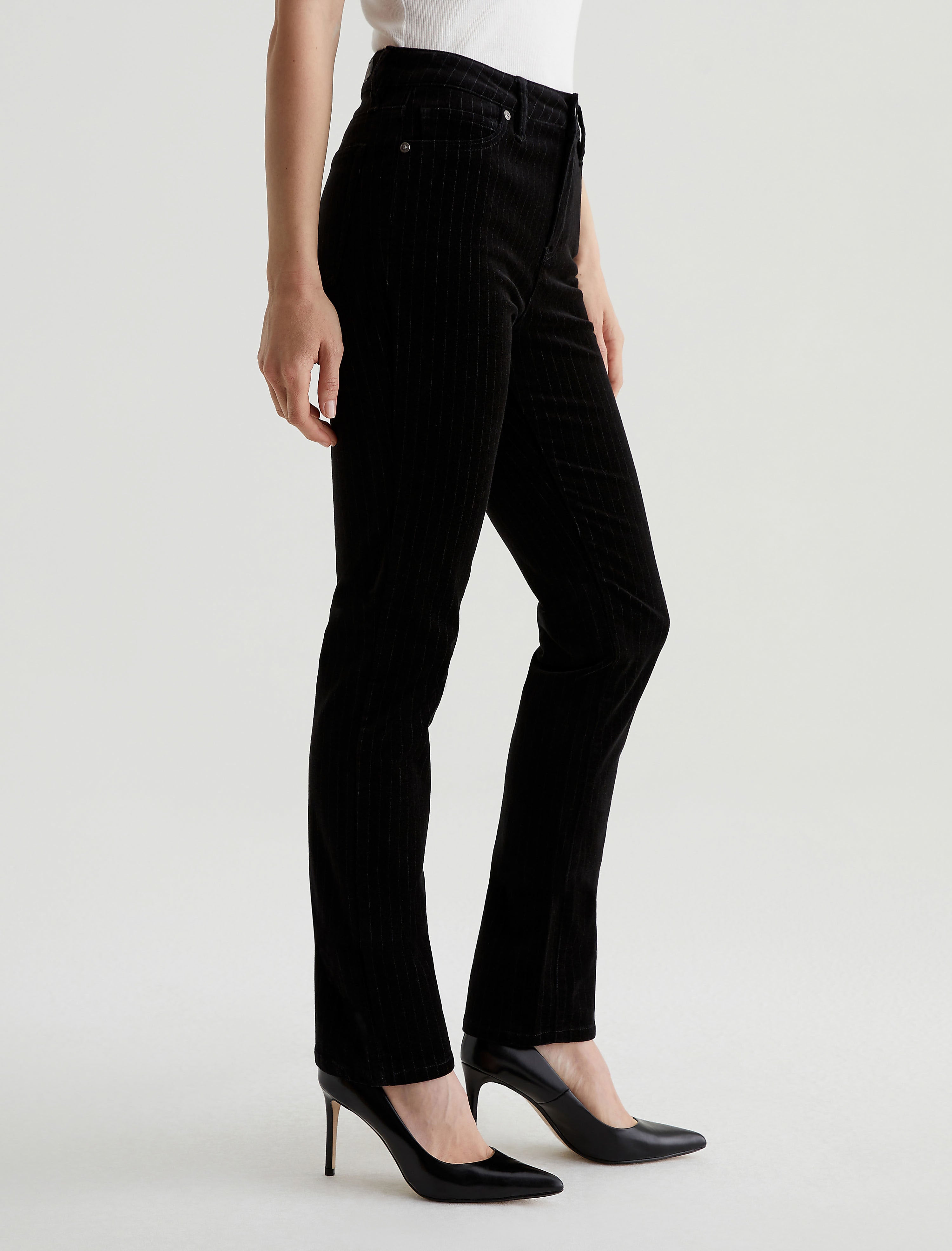 Women Mari Extended Super Black/White at AG Jeans Official Store