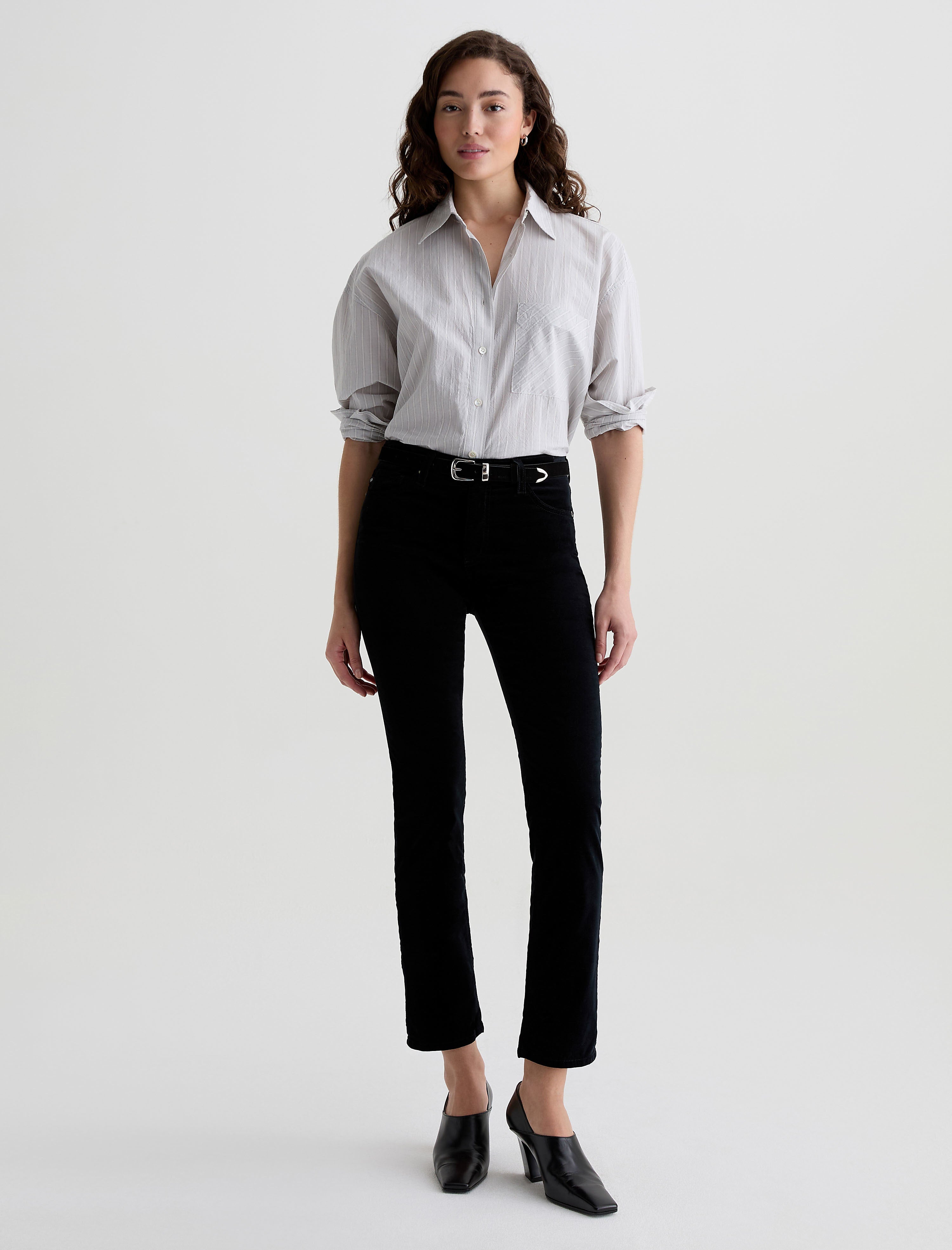 Women Mari Velvet Super Black at AG Jeans Official Store