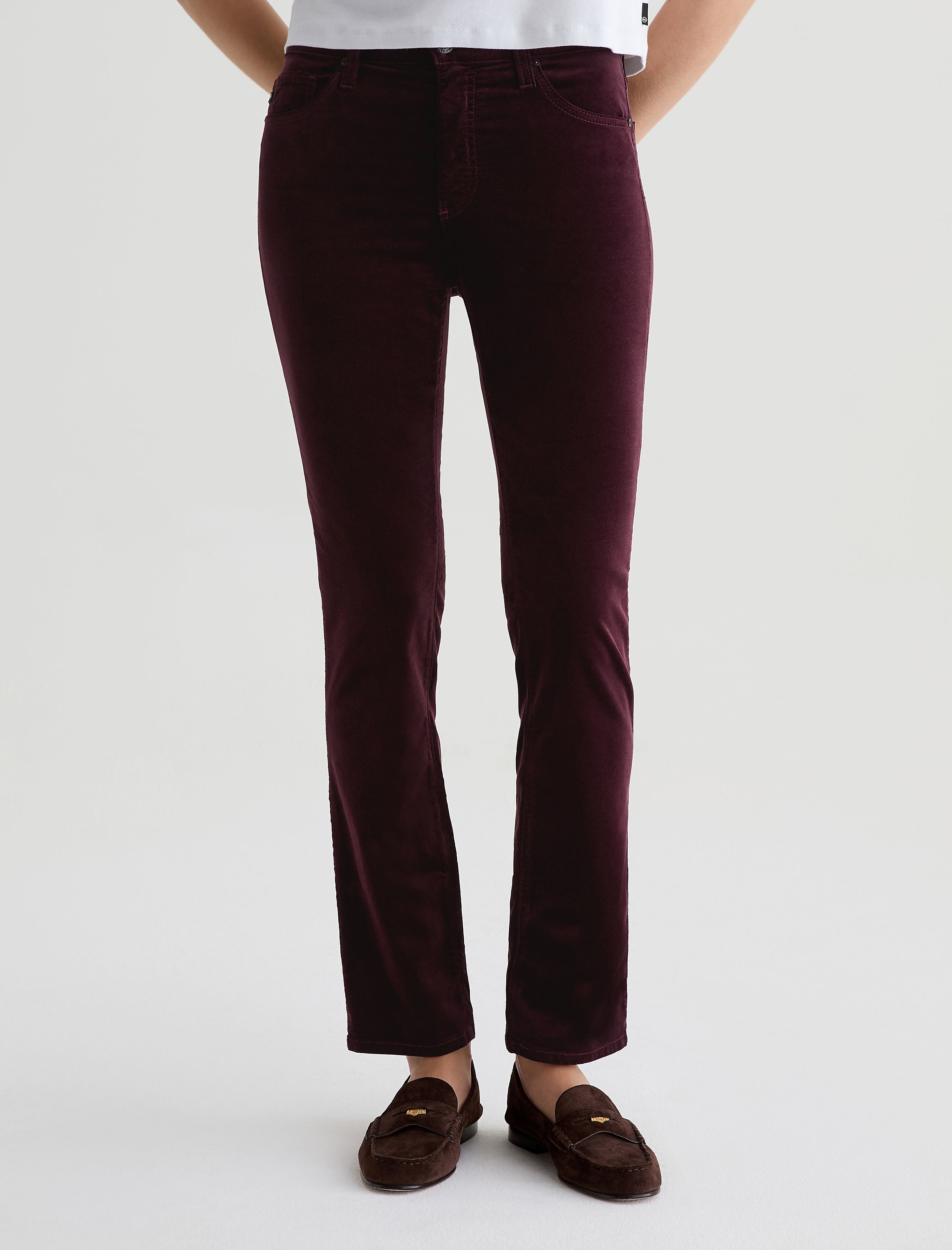 Women Mari Velvet Winery at AG Jeans Official Store