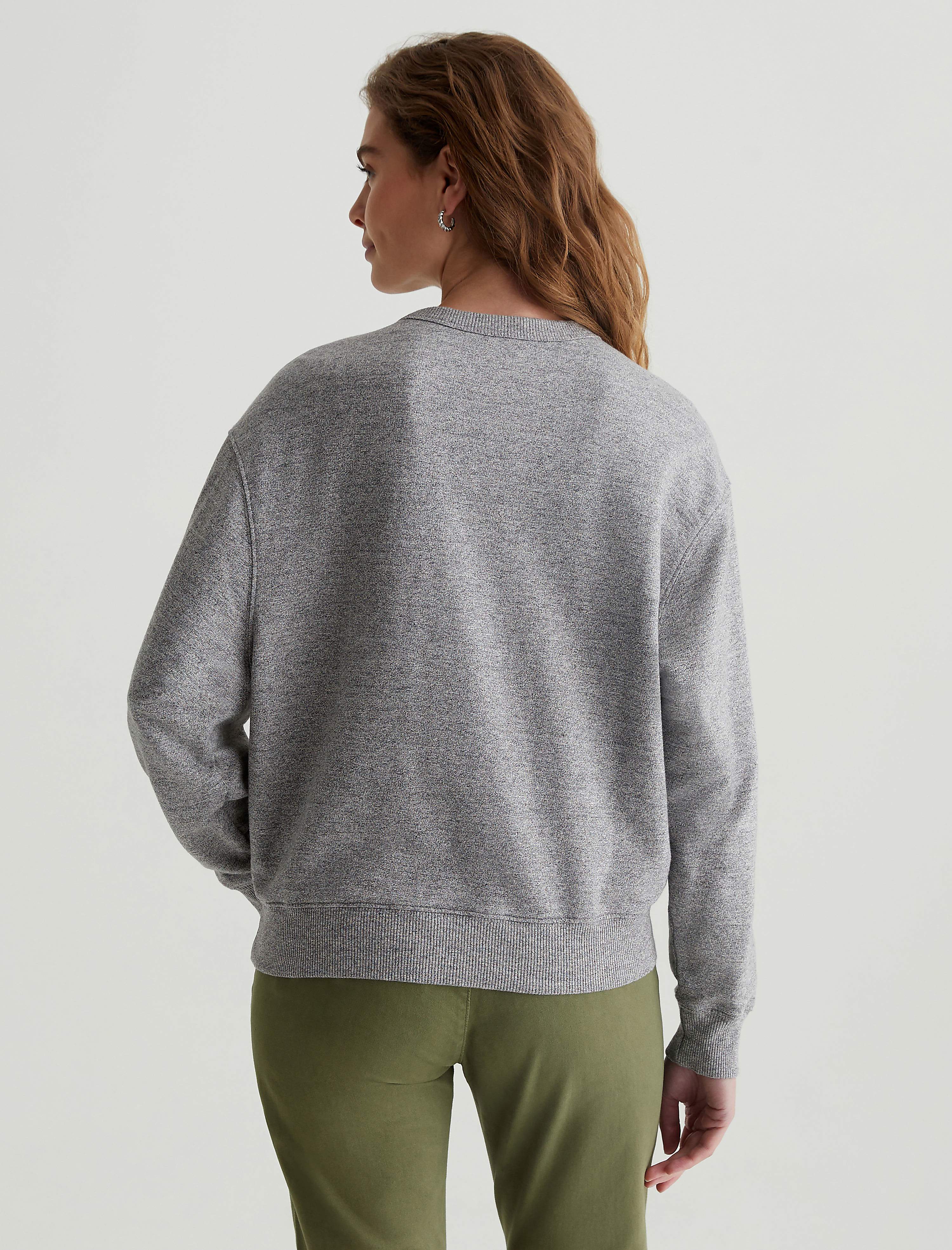 Womens Nova Crew HEATHER GREY at AG Jeans Official Store