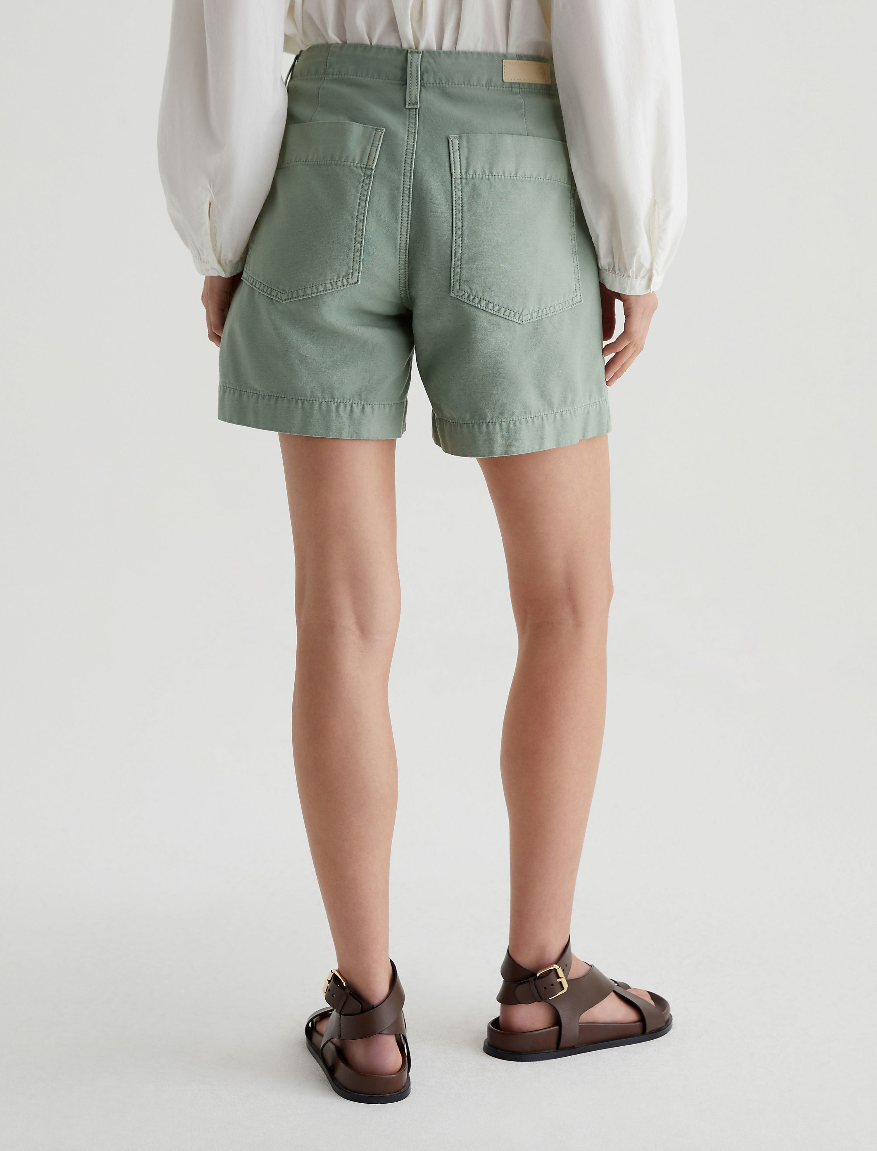 Women Rosa Short Sulfur Matcha Latte at AG Jeans Official Store