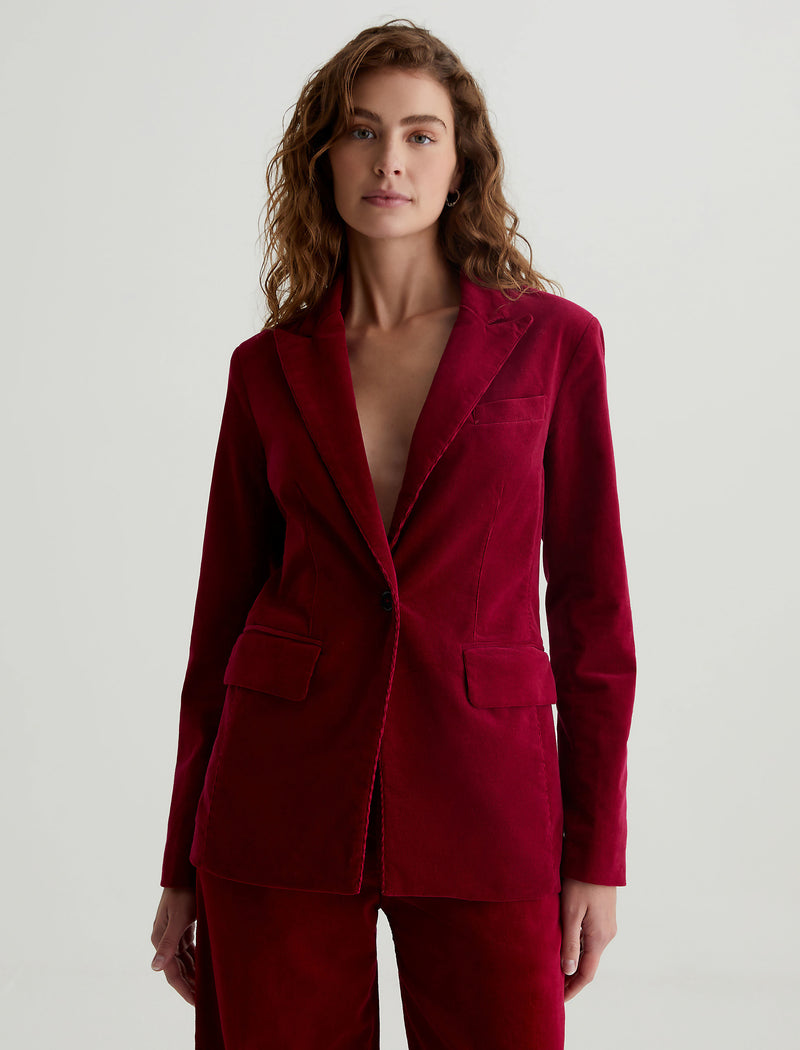 Women Rue Corduroy Blazer Deep Magenta at AG Jeans Official Store