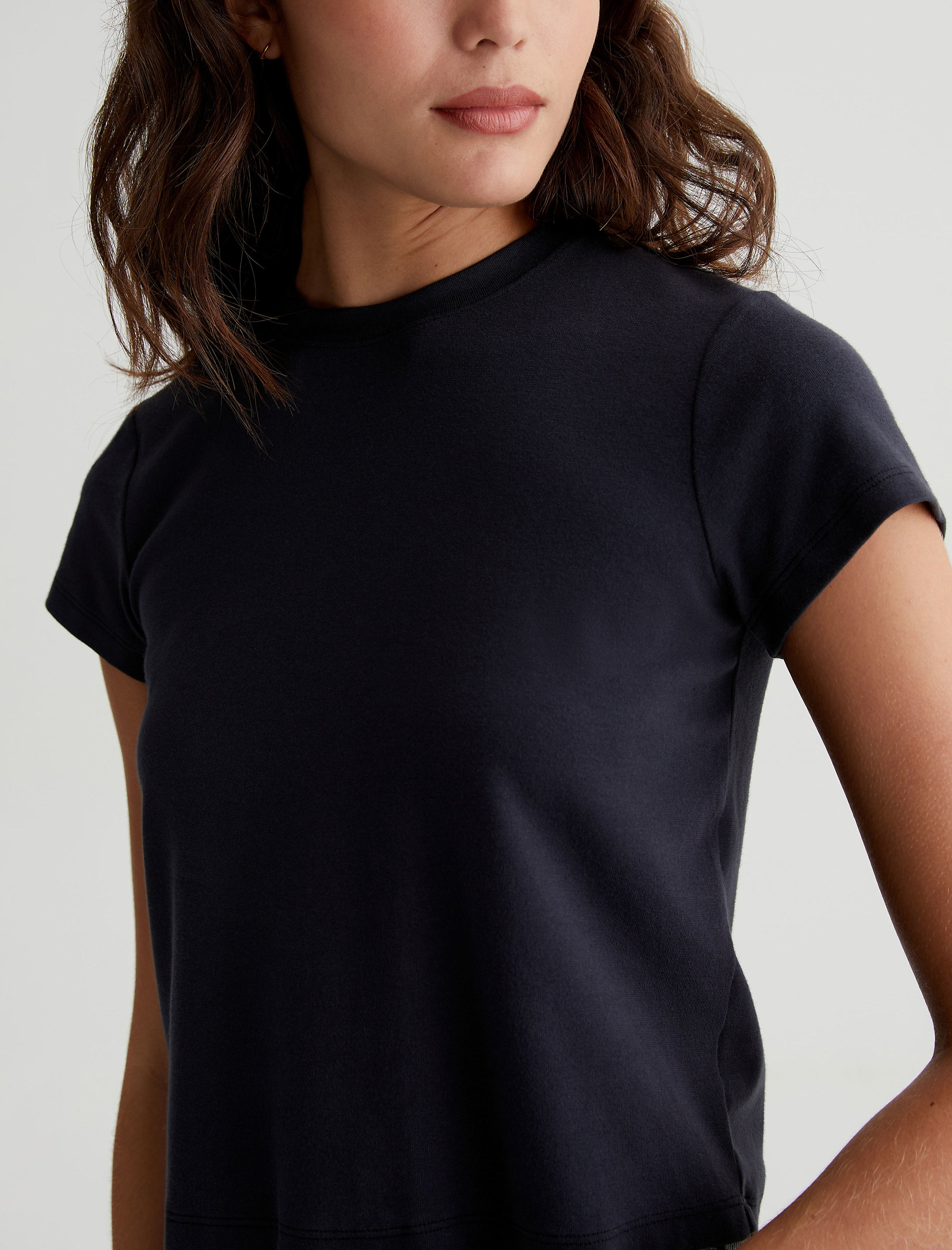 小物 DSMG T-SHIRT EDIT Sbq Bandana Black/Gr 454 Bags Black Crew Neck Tee | Minimalist Cannabis Apparel