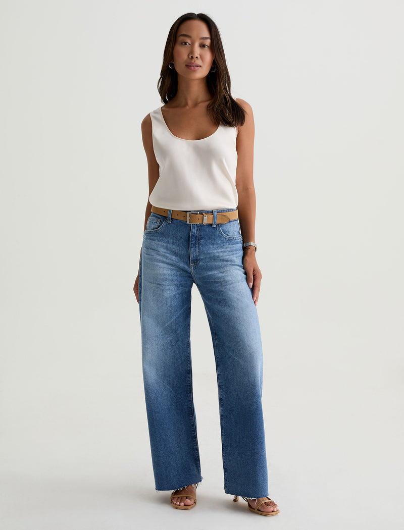 Women Saige Wide Leg Crop 16 Years Postcard at AG Jeans Official Store