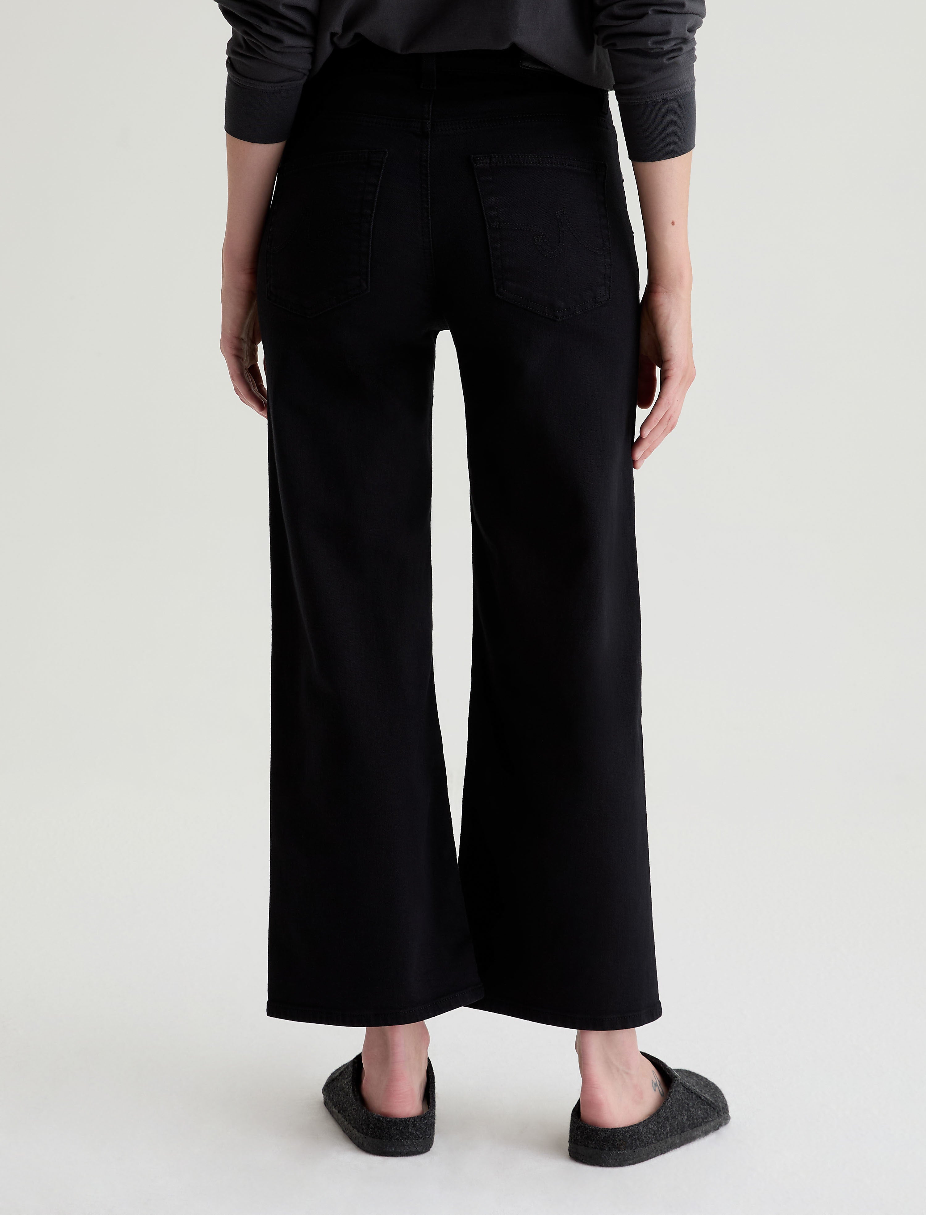 【新品】epa wide straight jeans\"BLK\" 24 Wide Straight Jeans | UNIQLO US