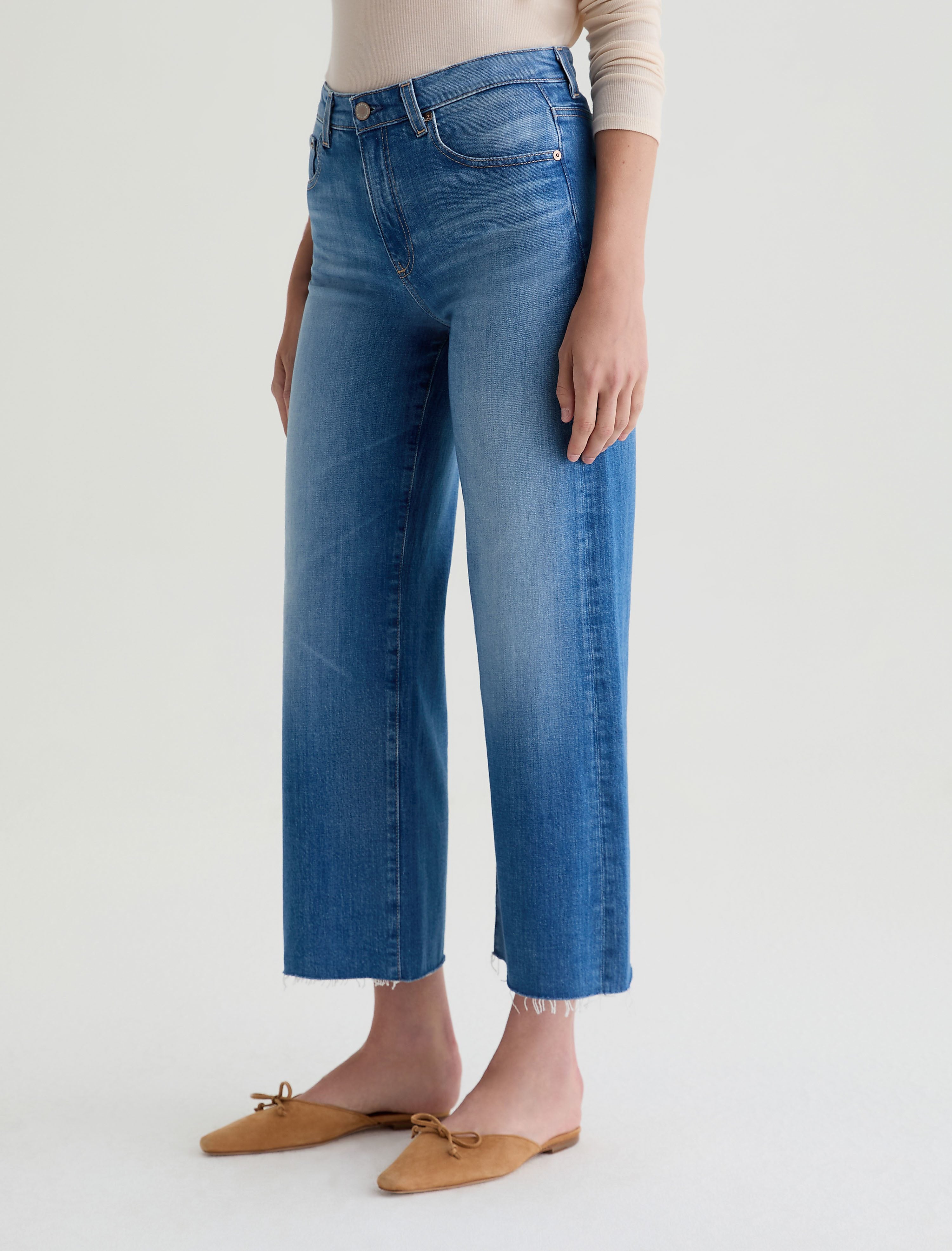 Women Saige Wide Leg Crop 13 Years Allure at AG Jeans Official Store