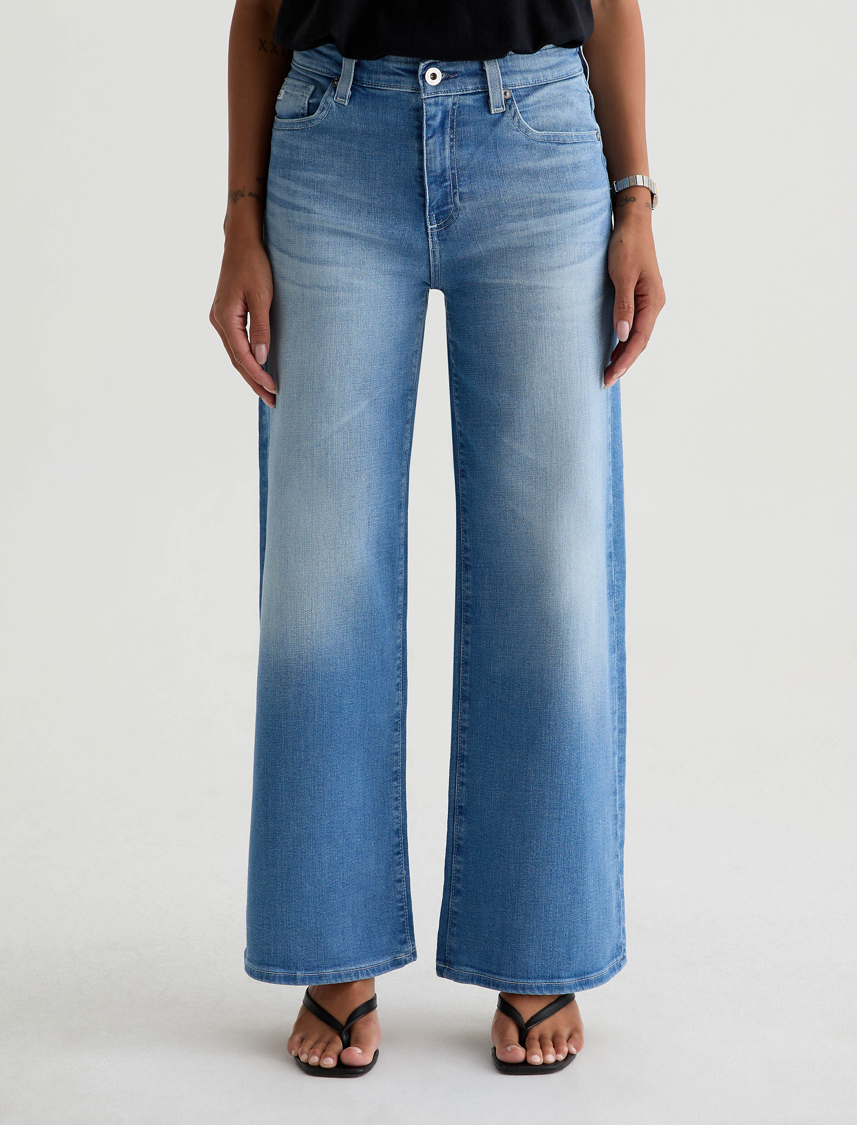 Women Saige Wide Leg Crop Oceanic at AG Jeans Official Store