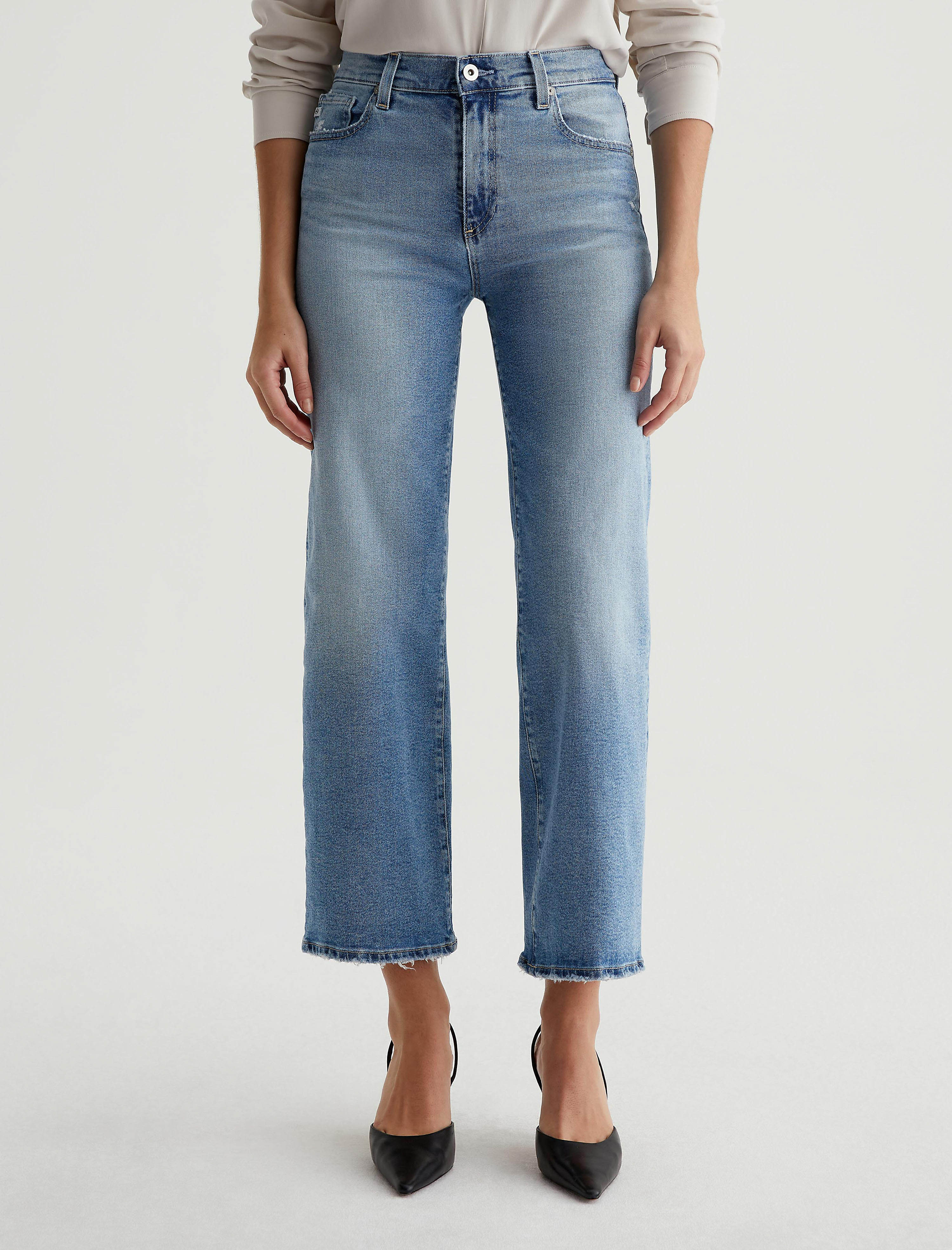 Women Saige Wide Leg Crop Momento at AG Jeans Official Store