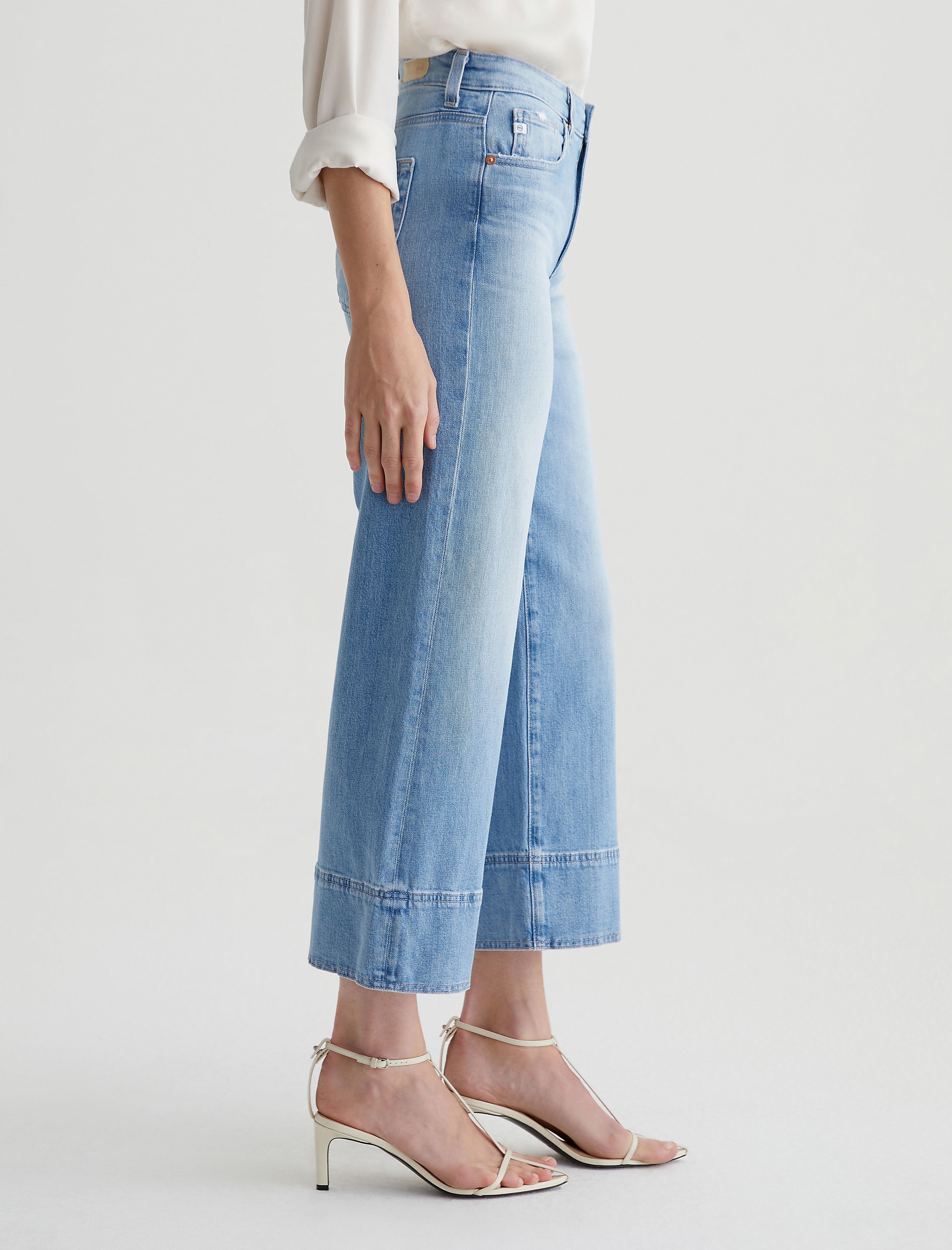 Women Saige Wide Leg Crop Dana Point at AG Jeans Official Store