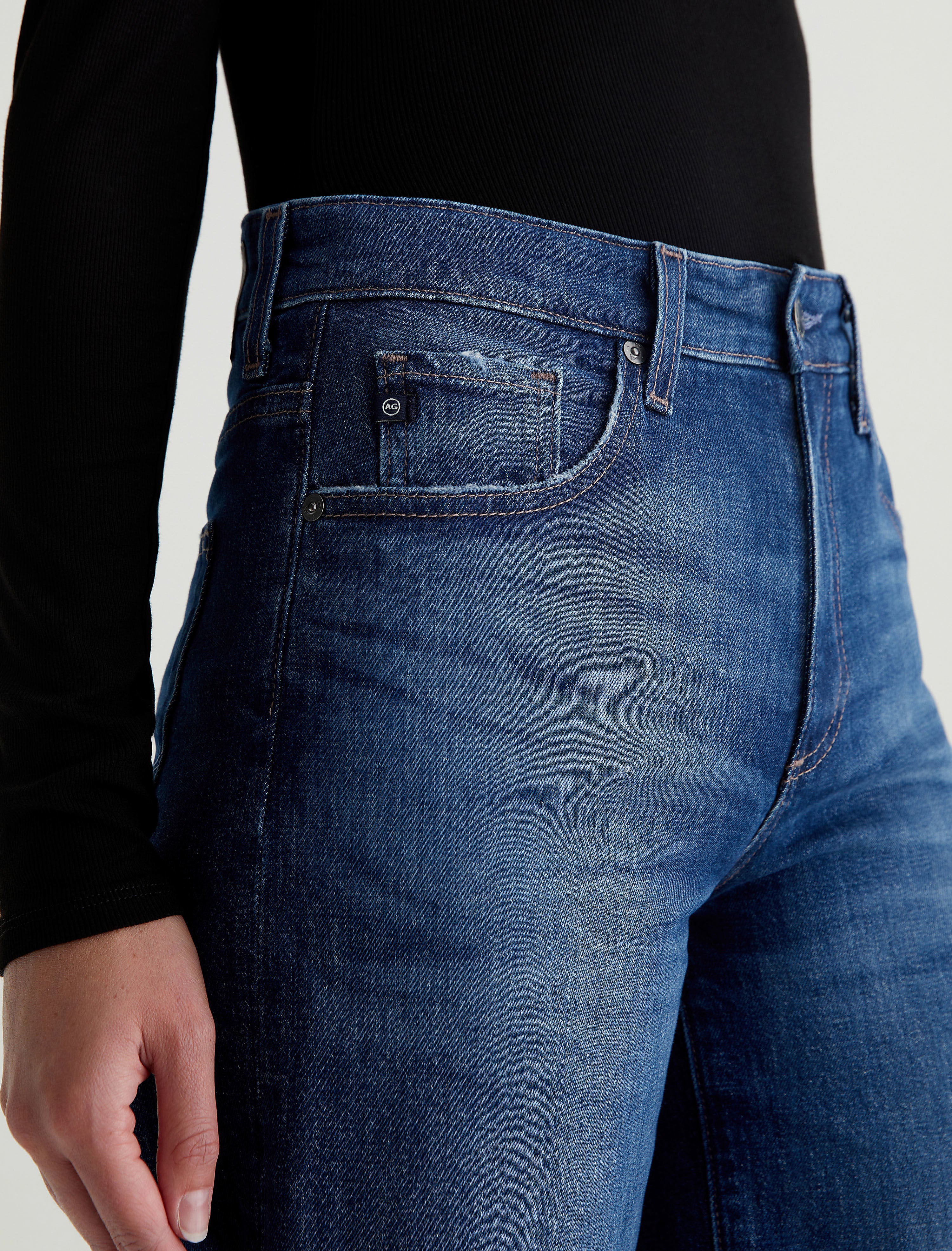 Women Saige Wide Leg Crop Mykonos at AG Jeans Official Store