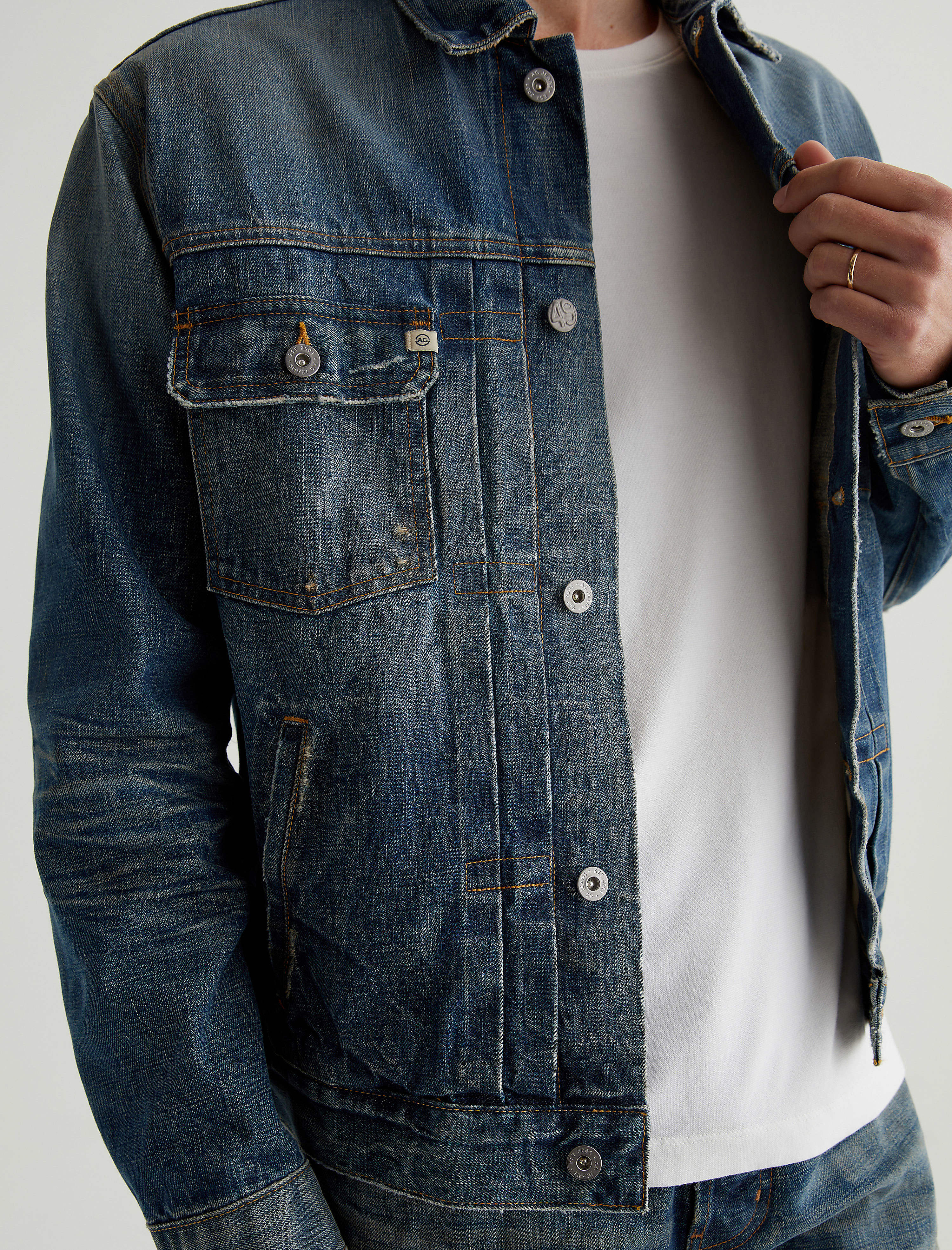 ジャケット・アウター 40s \"Beautiful Sun-faded\" Denim Jacket 40s 
