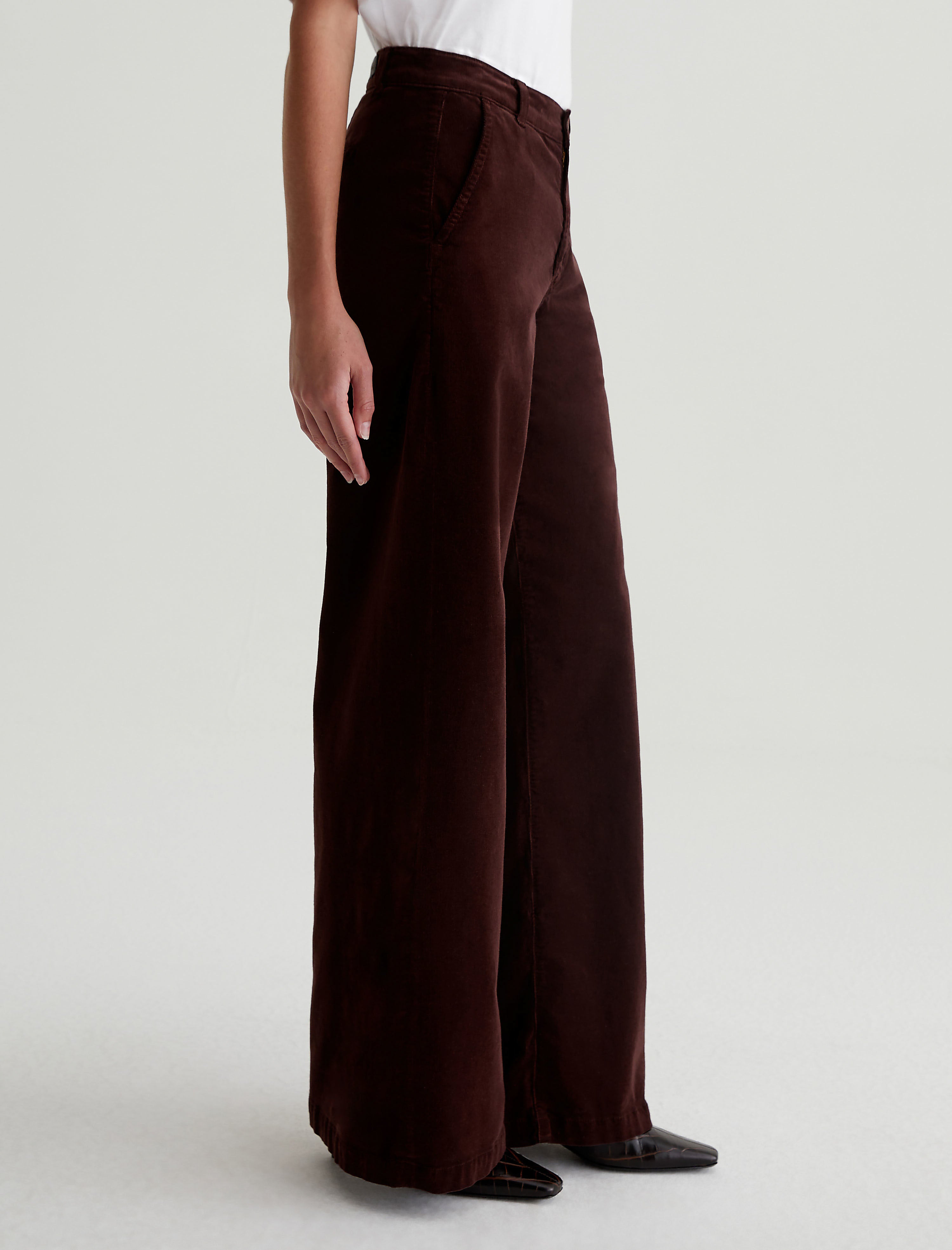 Women Stella Corduroy Alpine Bark at AG Jeans Official Store