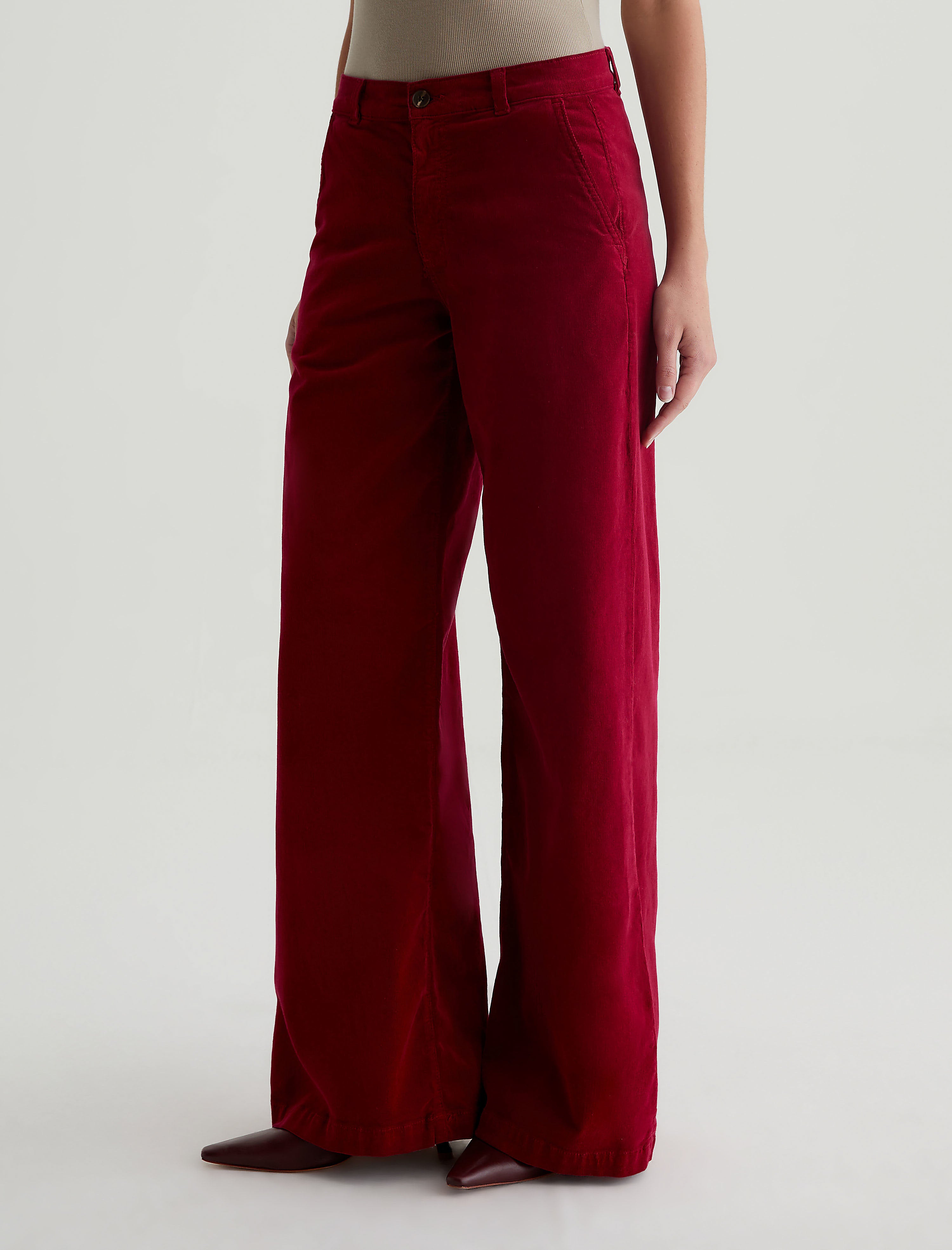 Women Stella Corduroy Deep Magenta at AG Jeans Official Store