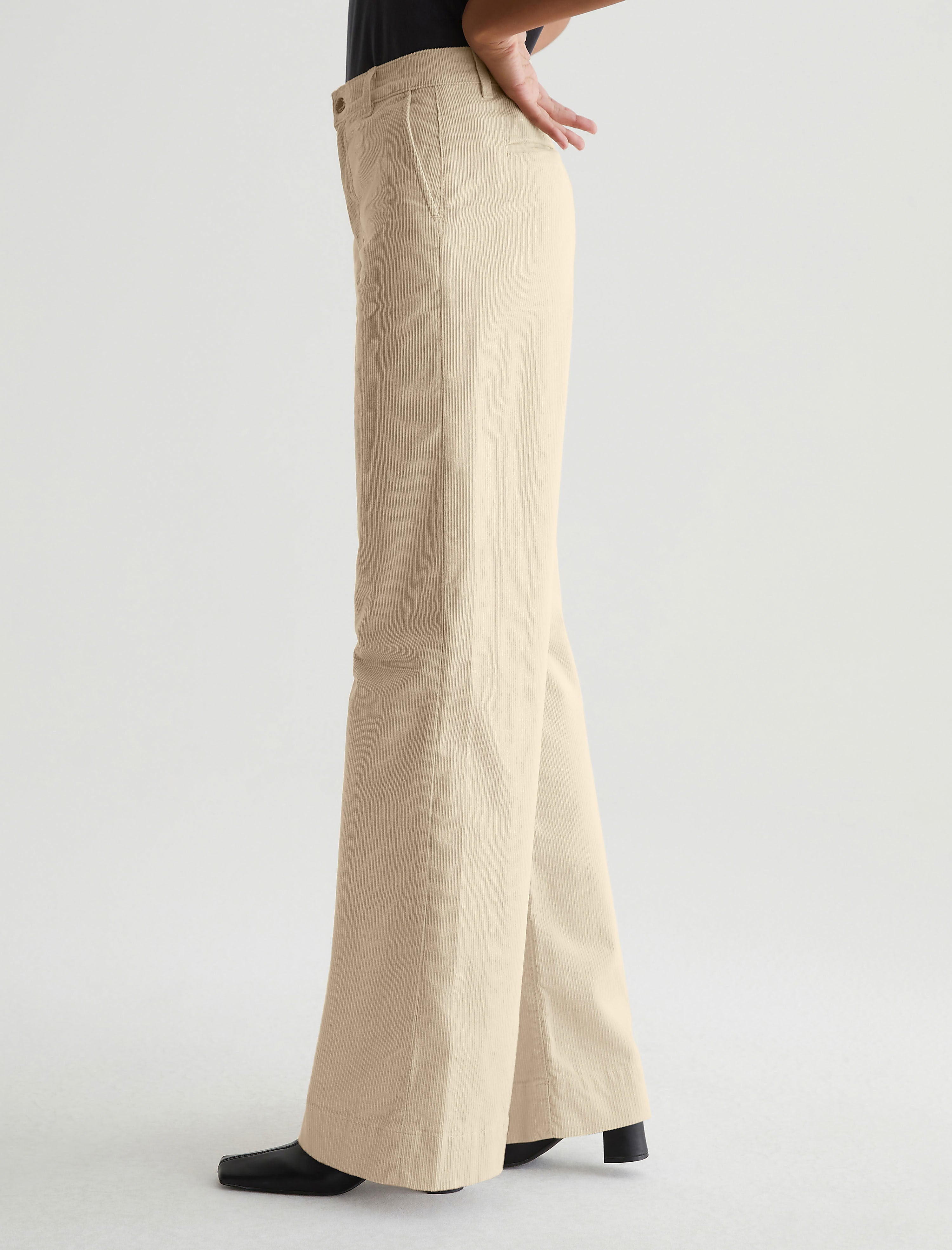 ◆SATUR◆ Cayenne One Tuck Tailored Belted Denim Sepia Brown 세터, 더엑스샵, SATUR, THEXSHOP