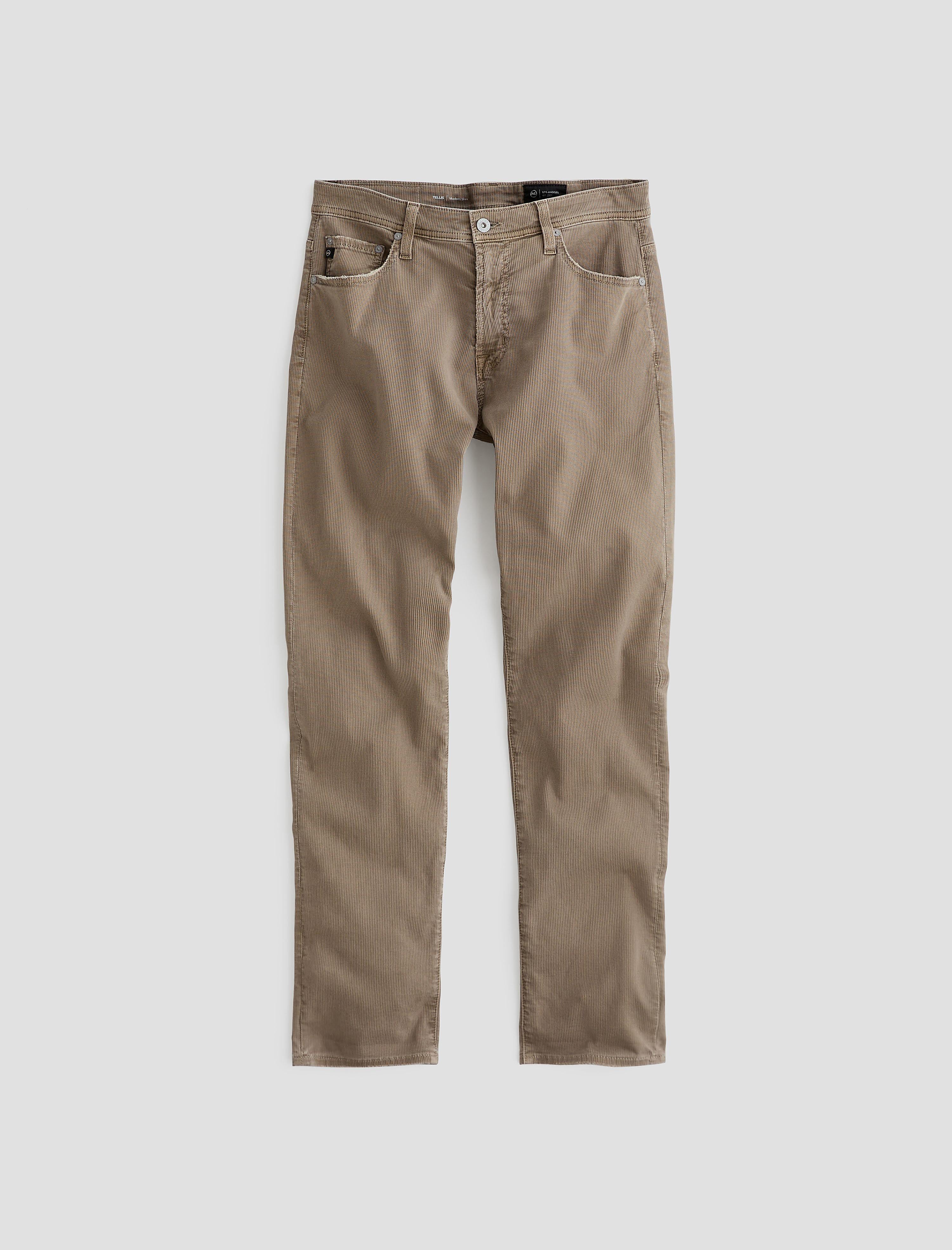 Men Tellis Bedford Corduroy 5 Years Sulfur Industrial Taupe at AG