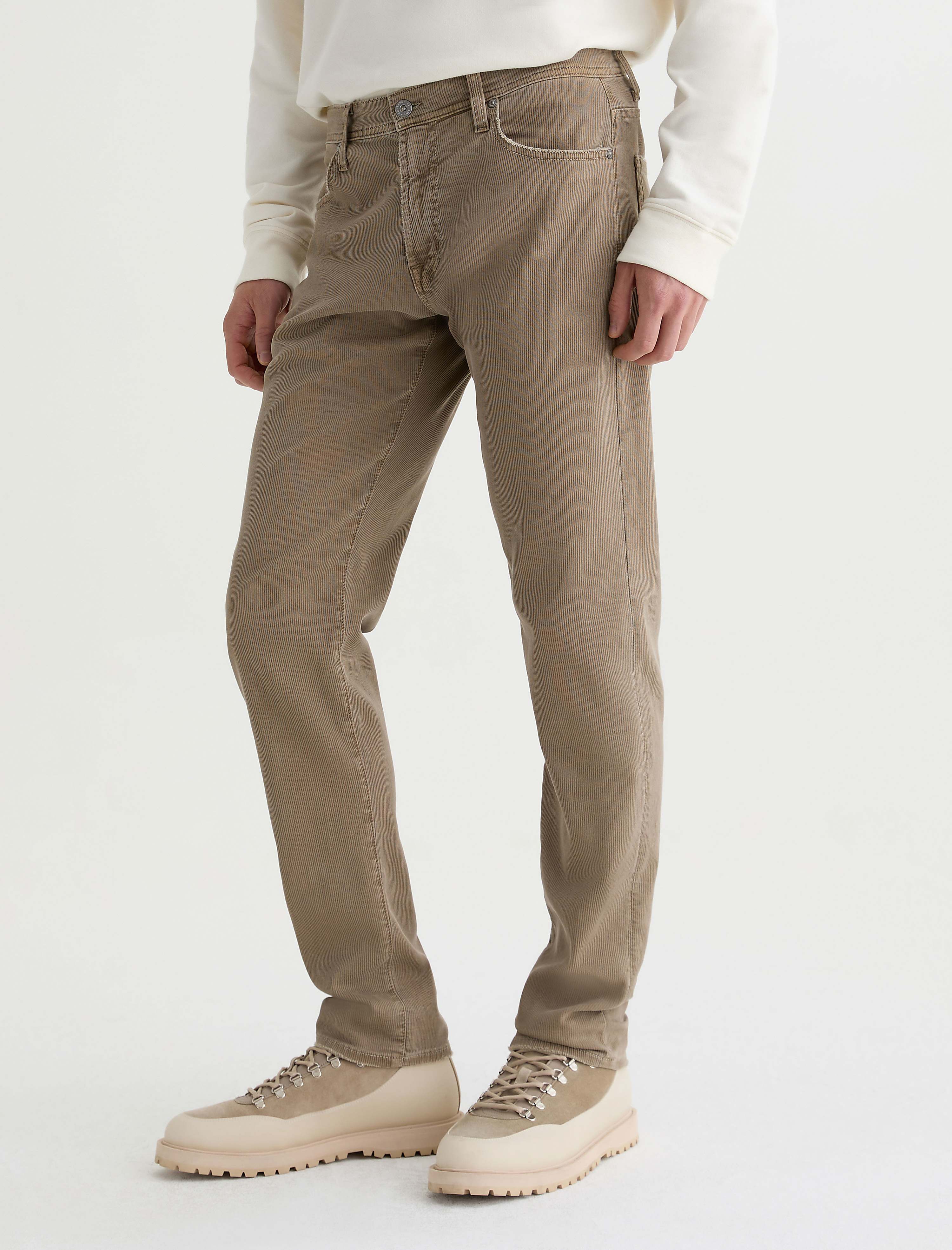 Men Tellis Bedford Corduroy 5 Years Sulfur Industrial Taupe at AG
