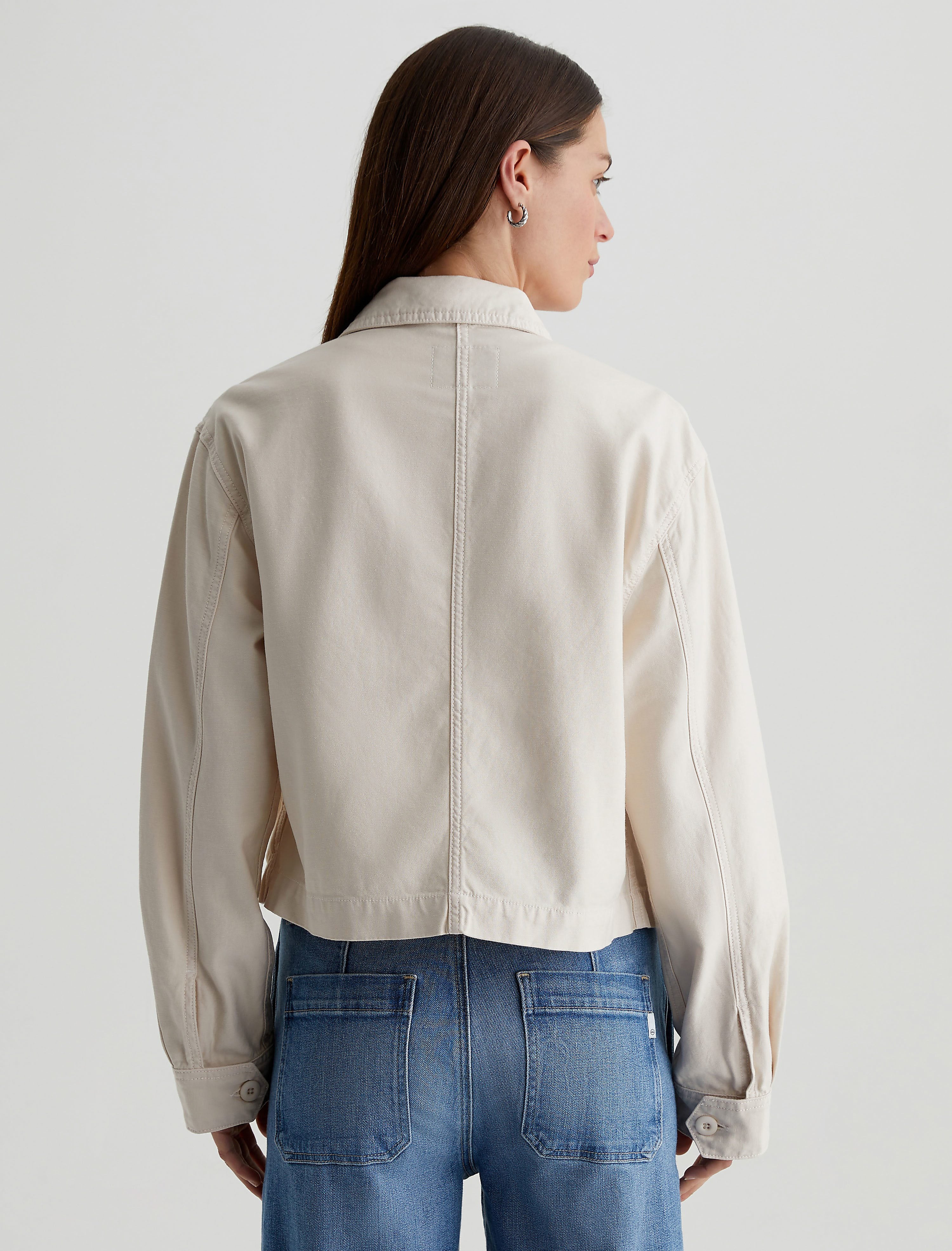 ジャケット・アウター MEIAS WHITE DENIM KNIT JAKET 24SS Waxed Denim Jacket in White – SVRN
