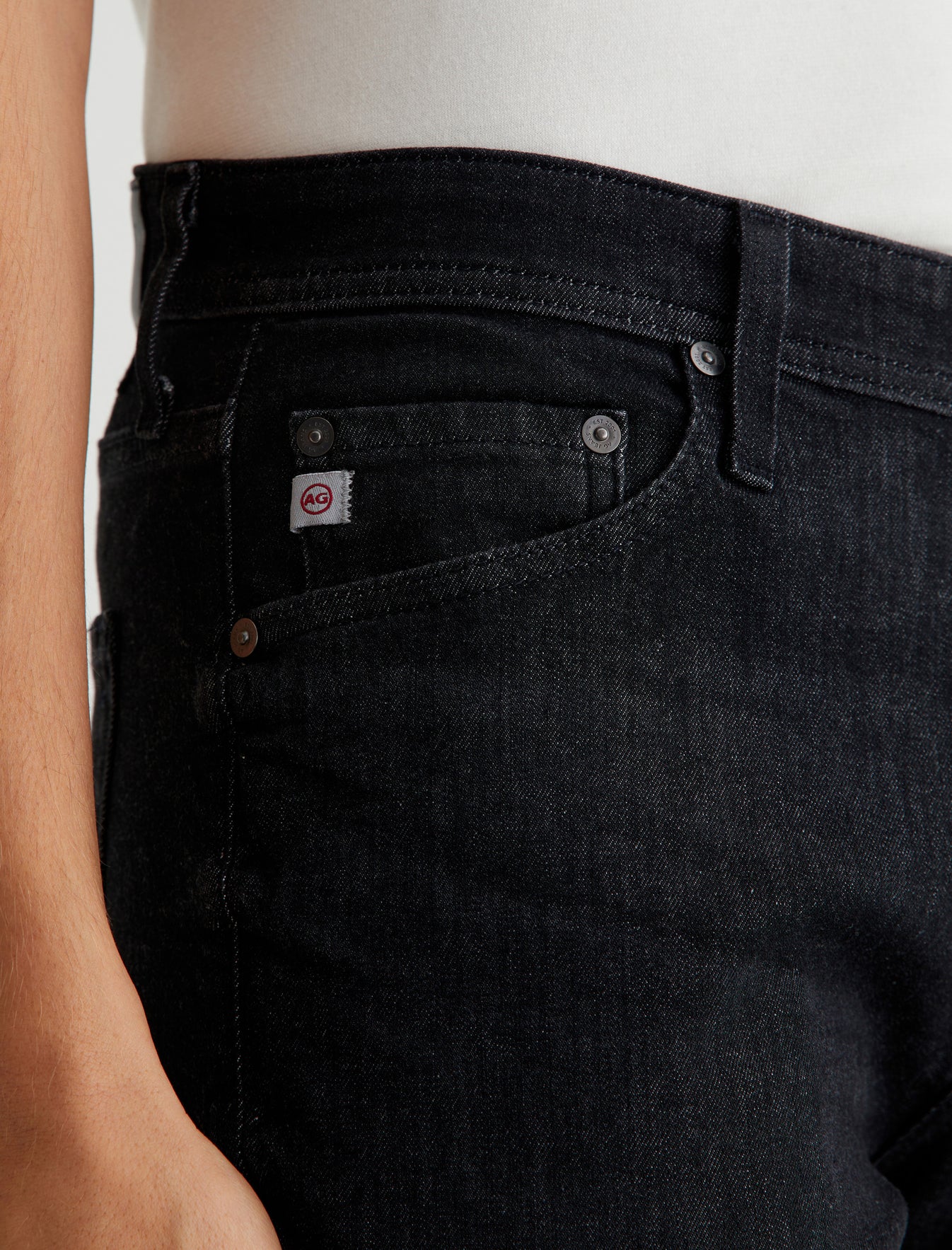 Graduate Black Marble Tailored Leg Men Bottom Photo 3