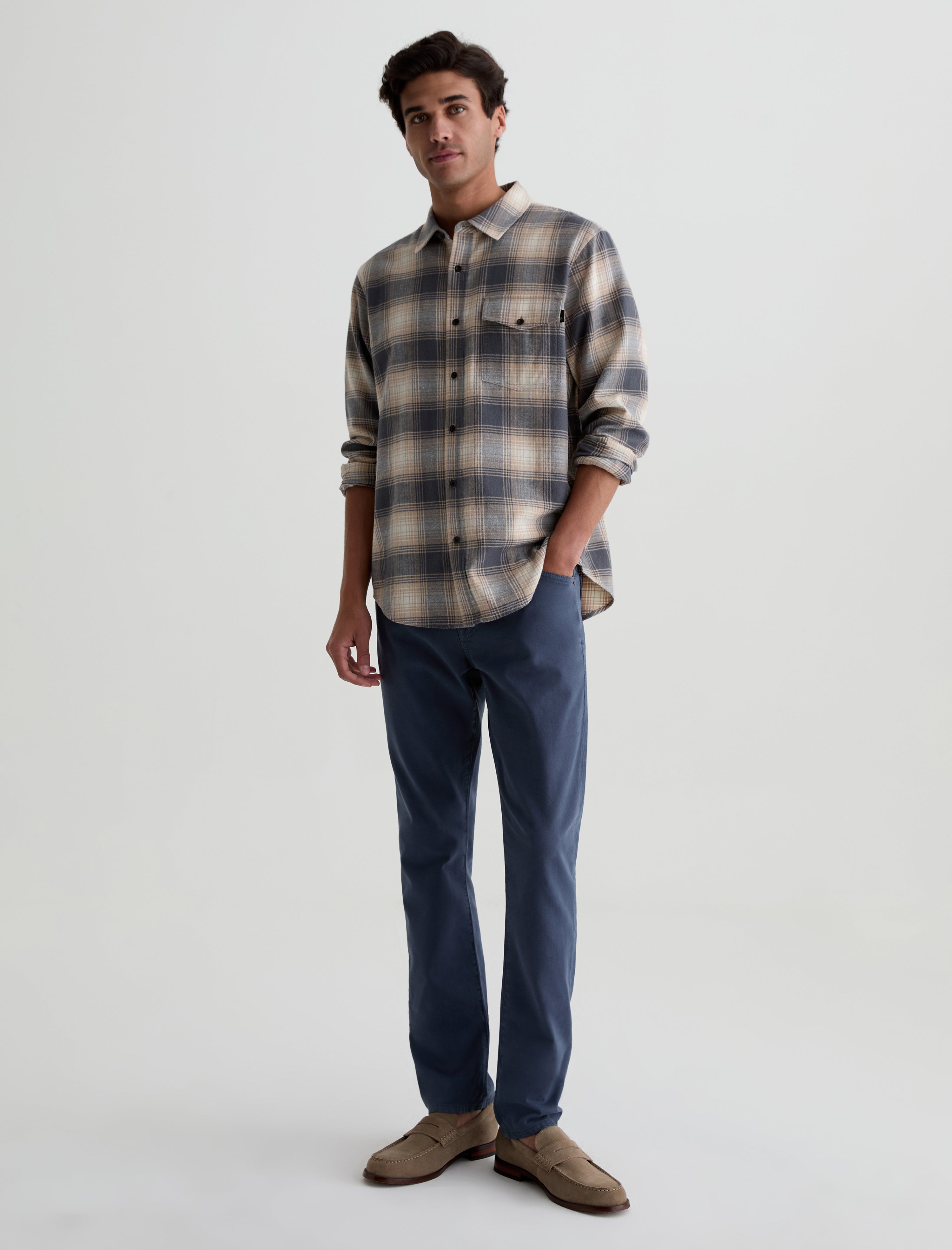 Graduate SUD Pacific Midnight Sueded Tailored Leg Men Bottom Photo 1