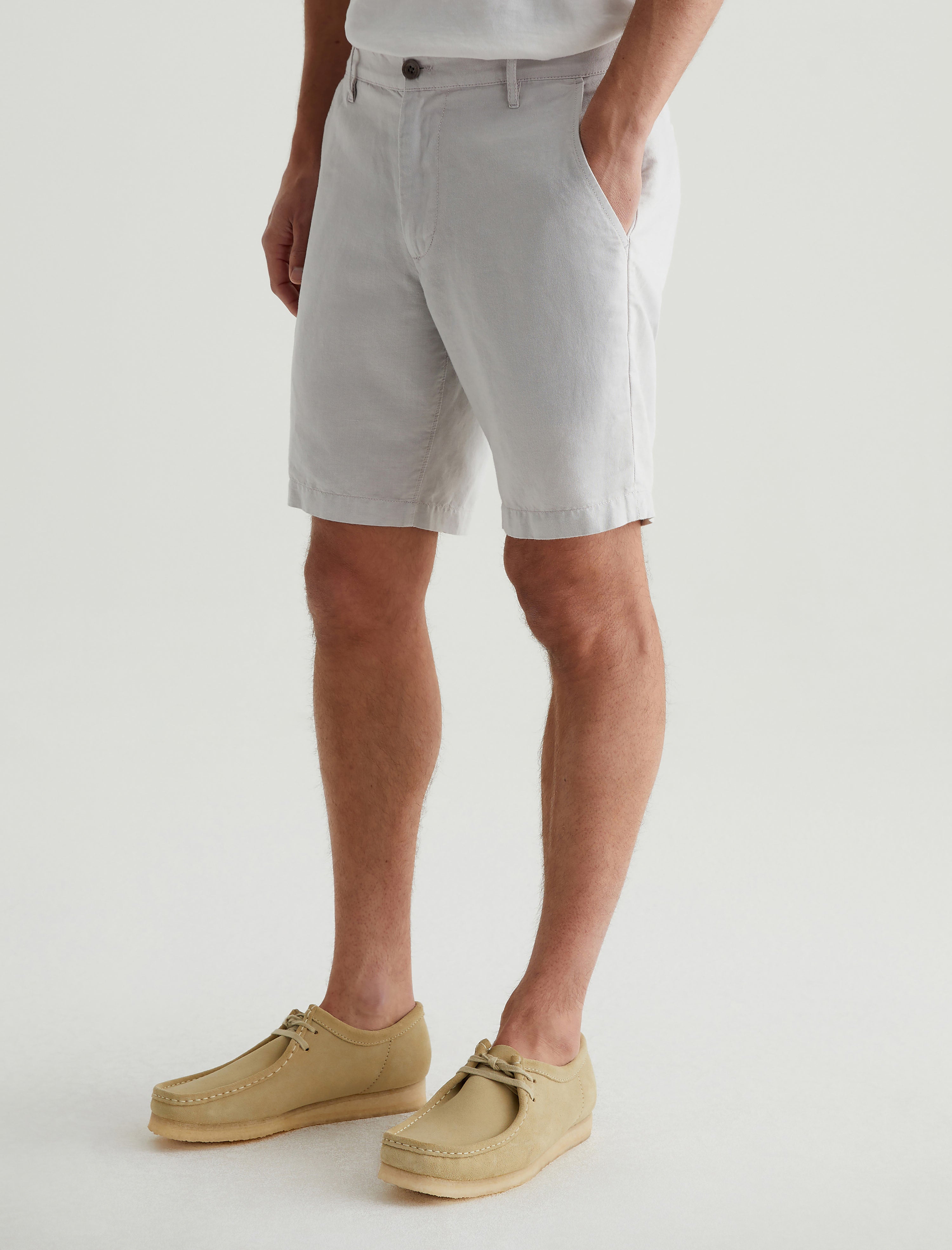Wanderer Short Silver Fog Slim Trouser Short Men Bottom Photo 5