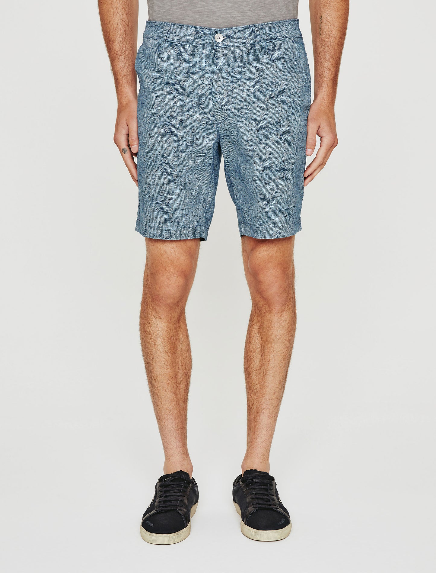 Wanderer Tupelo Blue Multi Trouser Short Mens bottom Photo 3