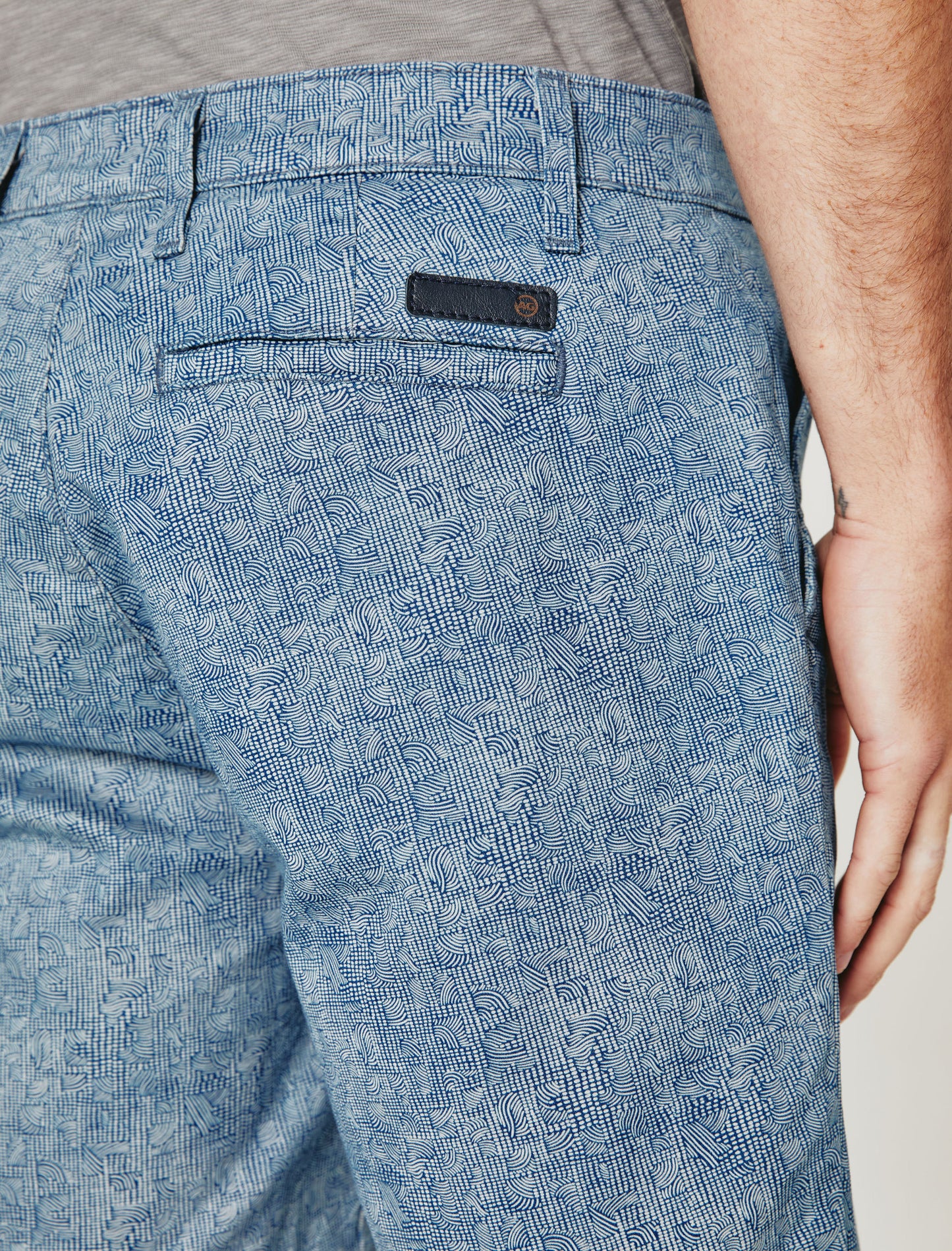Wanderer Tupelo Blue Multi Trouser Short Mens bottom Photo 5