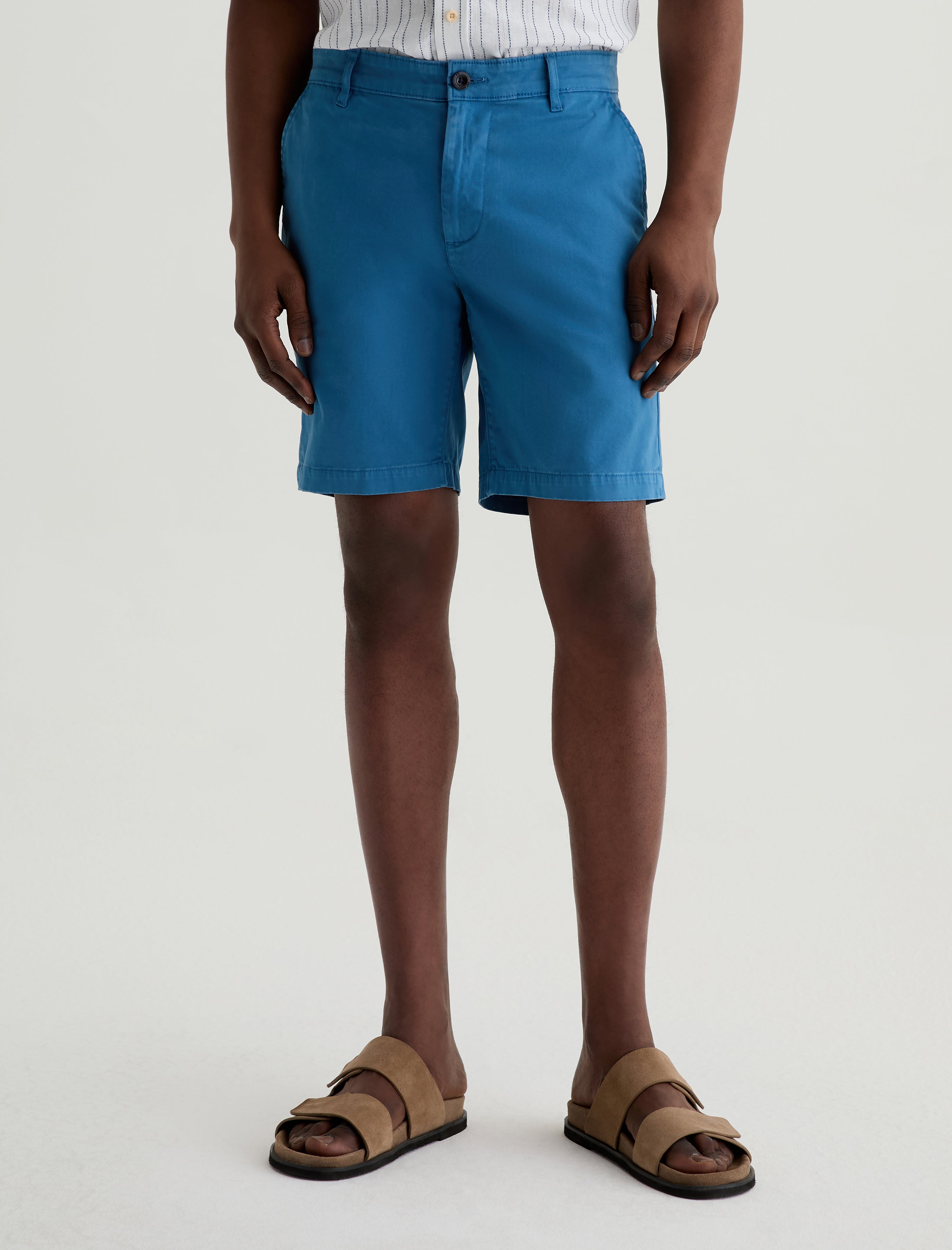 Wanderer Short Sulfur Baja Blue Slim Trouser Short Men Bottom Photo 2