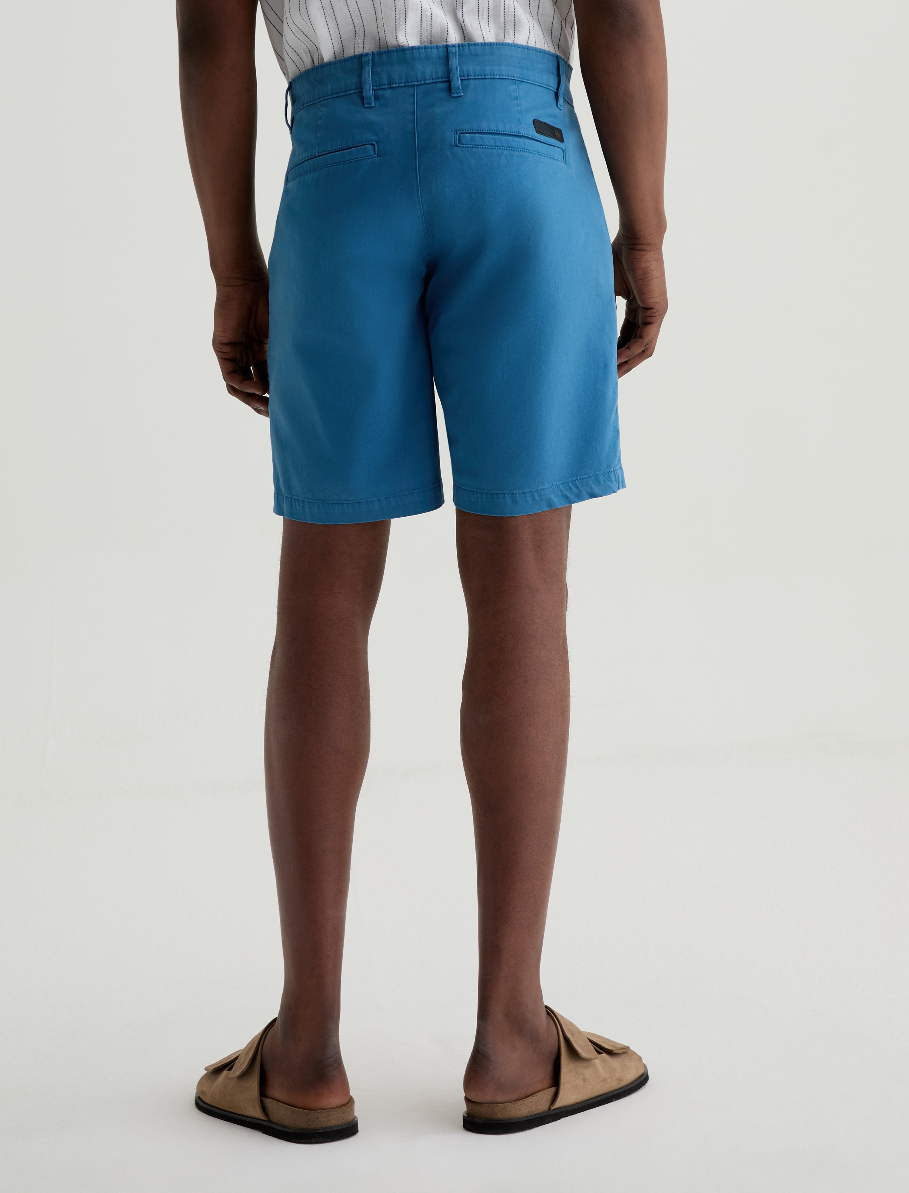 Wanderer Short Sulfur Baja Blue Slim Trouser Short Men Bottom Photo 7