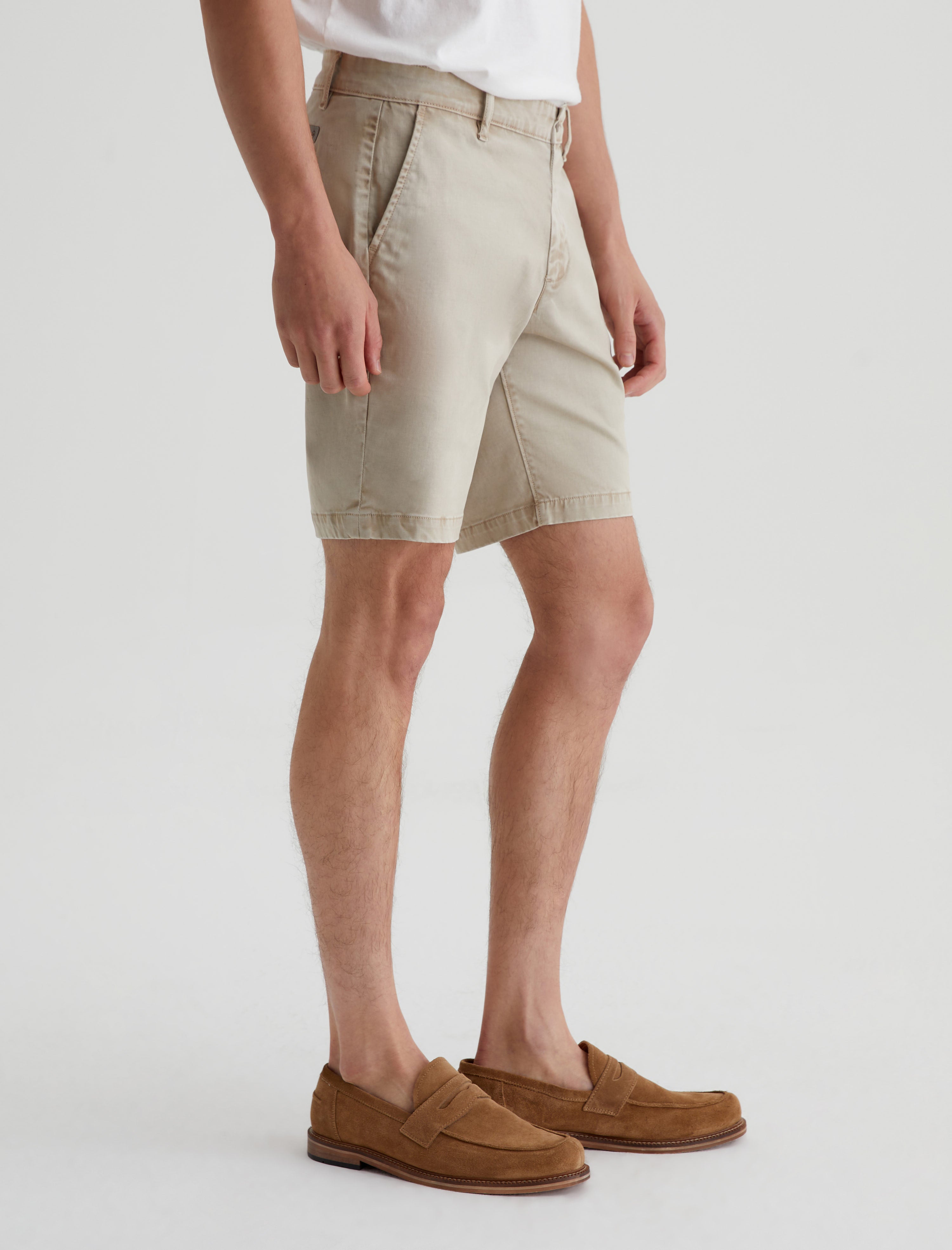 Wanderer Short Sulfur Coastal Pebble Slim Trouser Short Men Bottom Photo 5