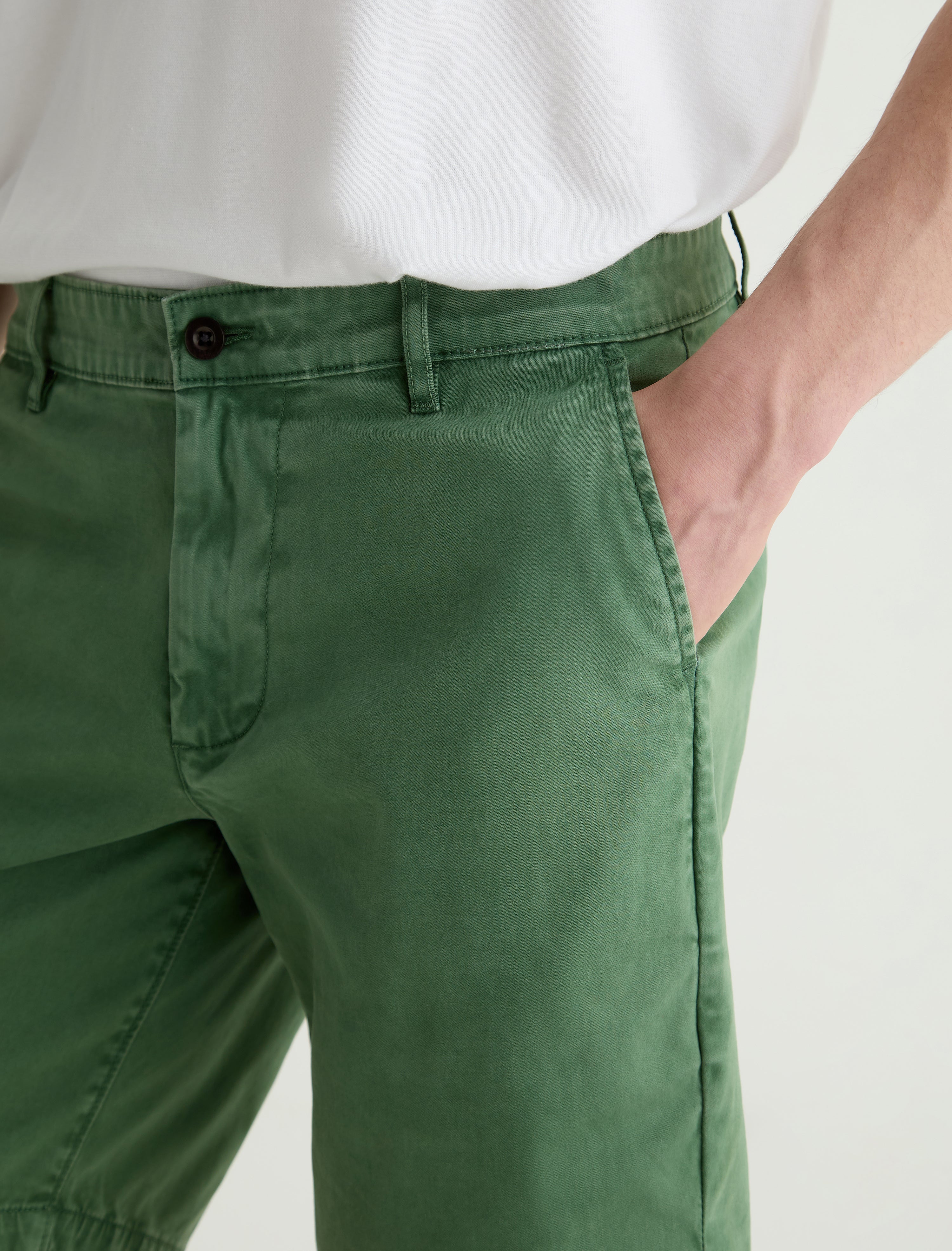 Wanderer Short Sulfur Cilantro Slim Trouser Short Men Bottom Photo 3
