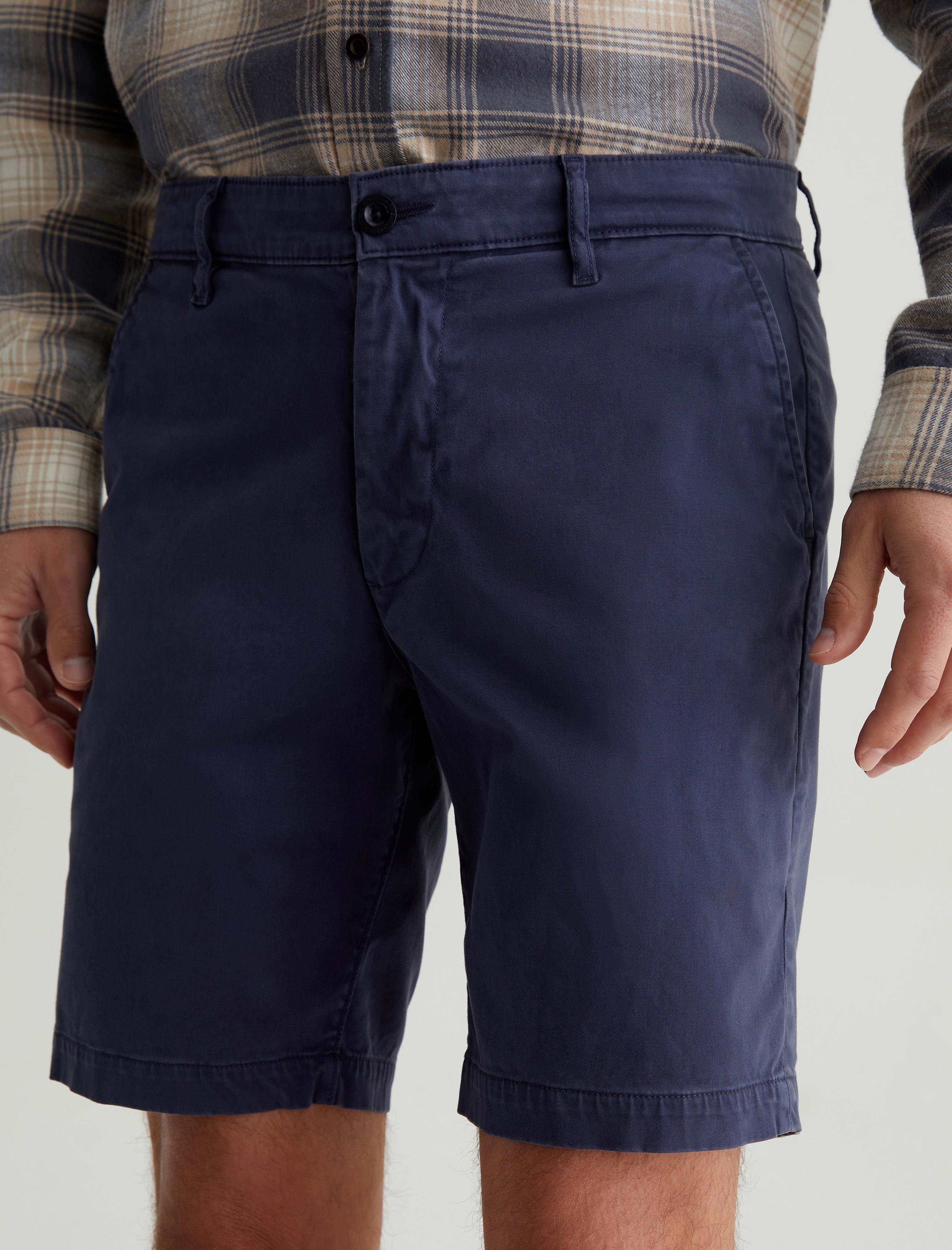 Wanderer Short Sulfur Pacific Midnight Slim Trouser Short Men Bottom Photo 3
