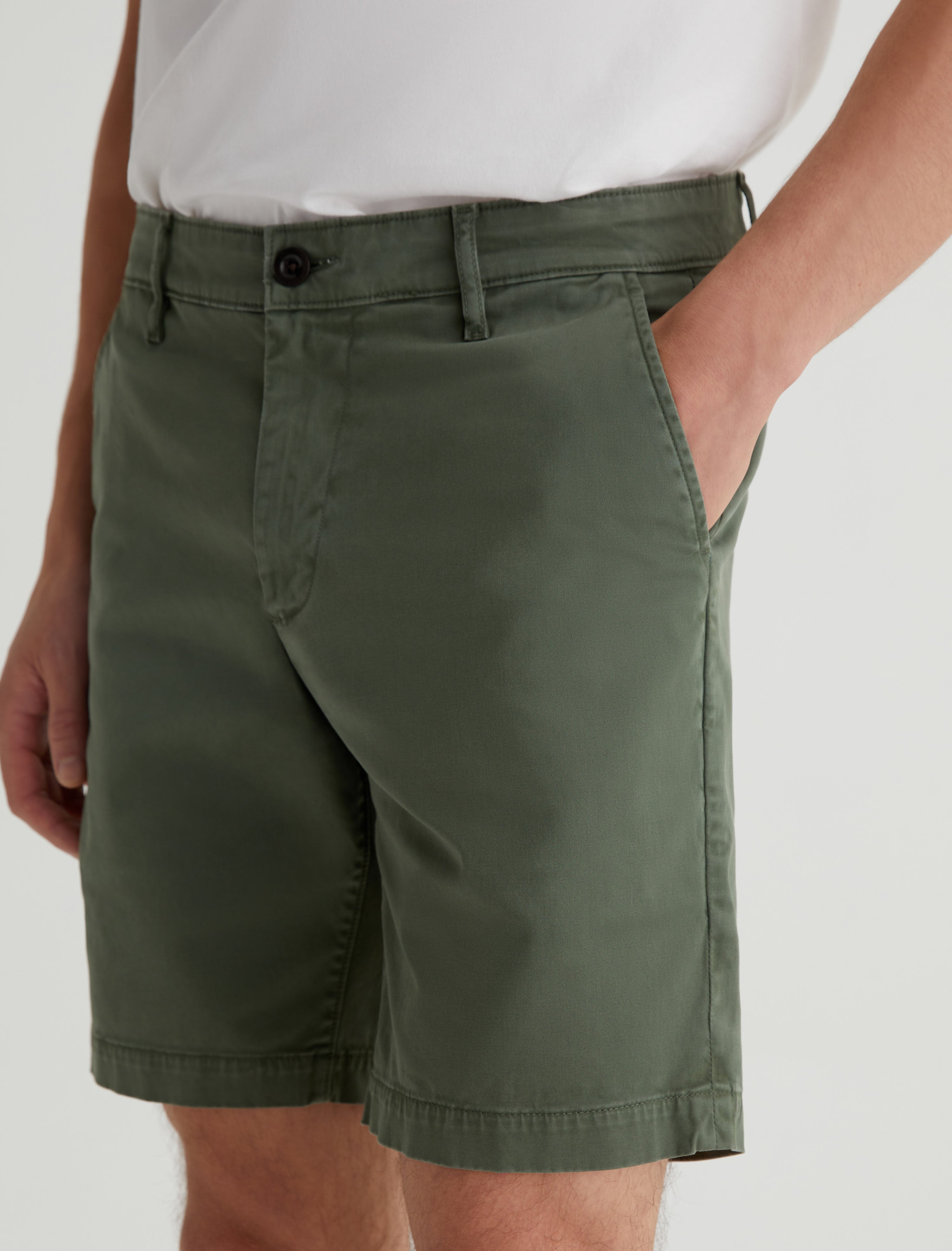 Wanderer Short Sulfur Seaside Sage Slim Trouser Short Men Bottom Photo 3