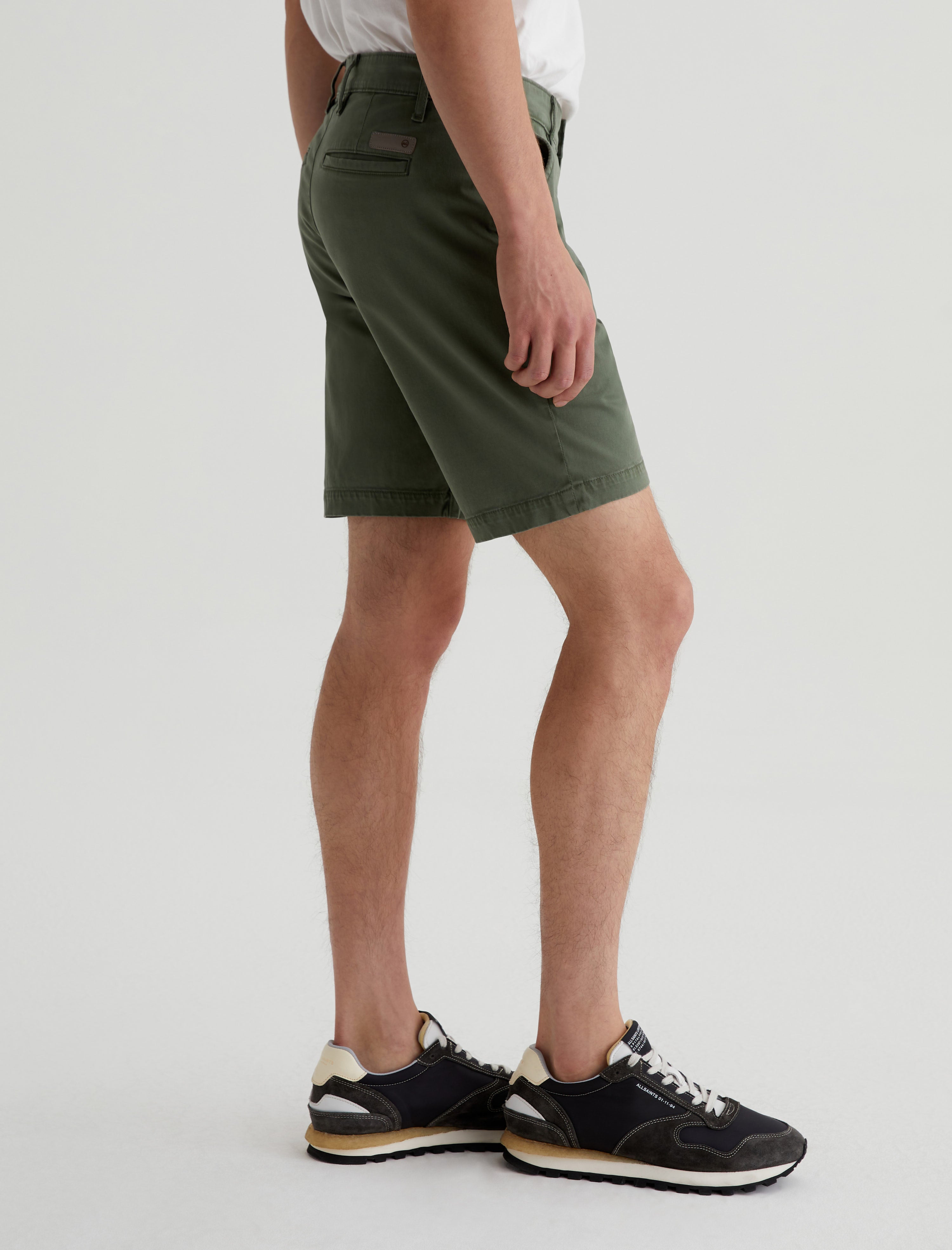 Wanderer Short Sulfur Seaside Sage Slim Trouser Short Men Bottom Photo 4