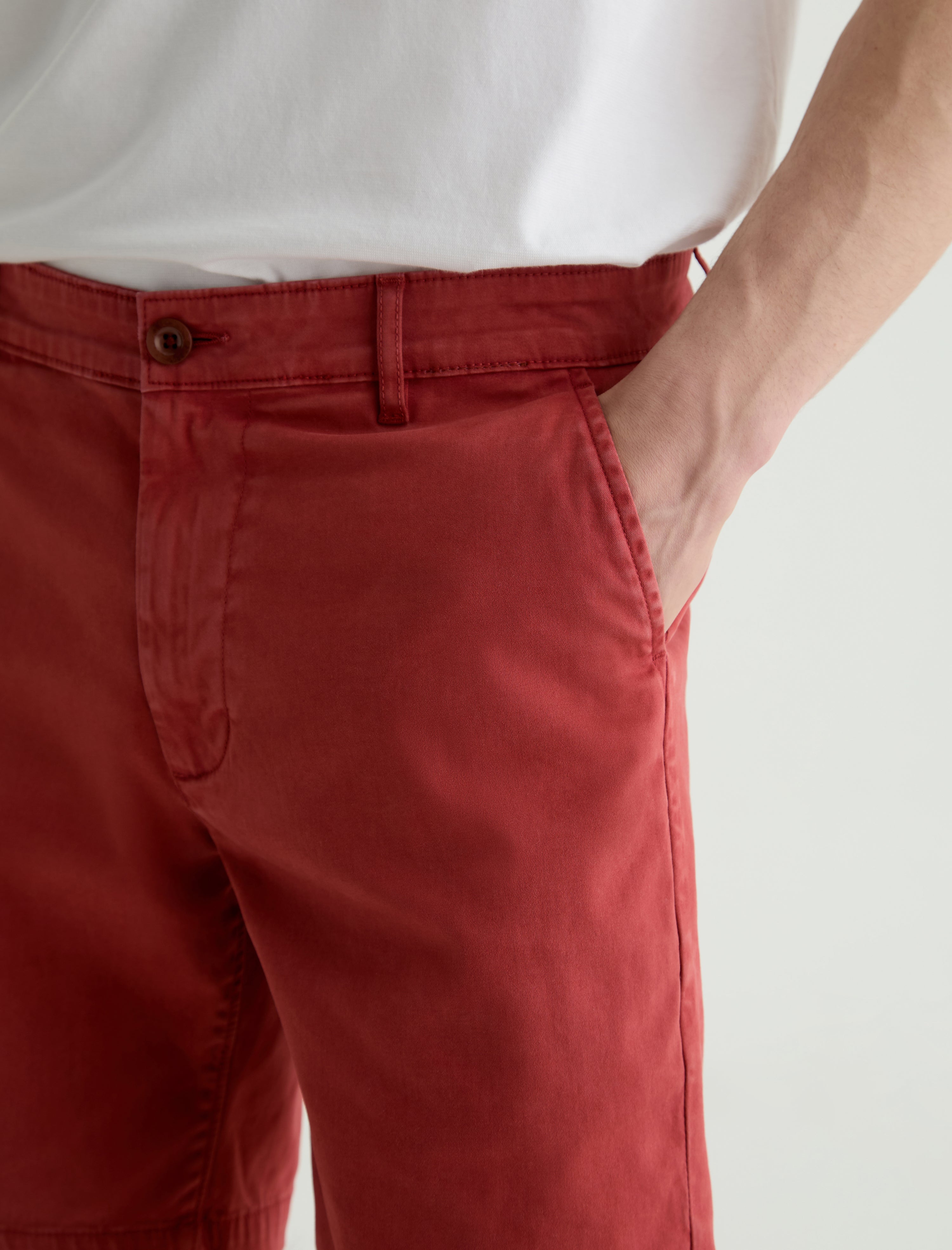 Wanderer Short Sulfur Vintage Ruby Slim Trouser Short Men Bottom Photo 3