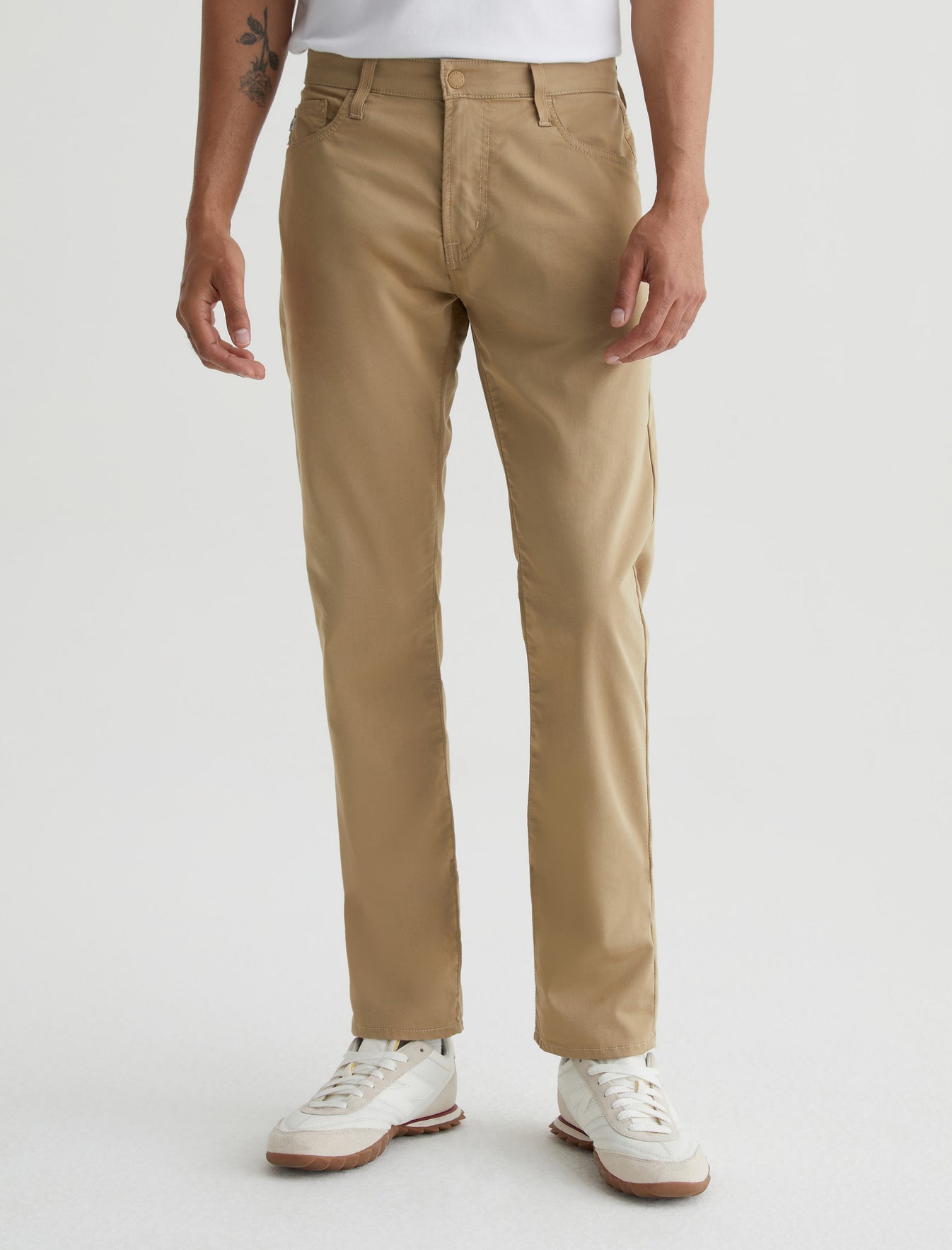 Tellis Sandstone Modern Slim Mens bottom Photo 2