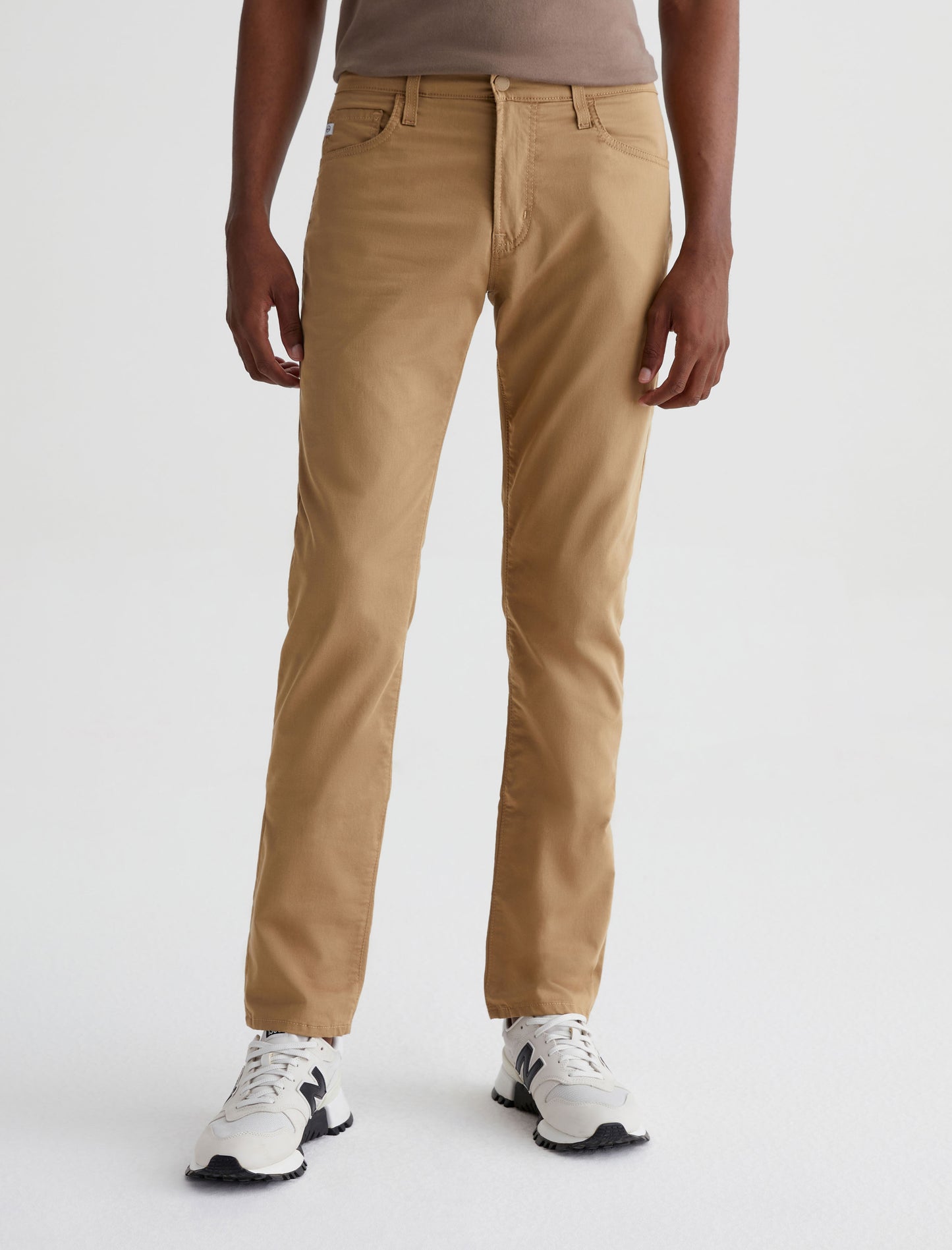 Tellis Vintage Khaki Modern Slim Mens bottom Photo 2