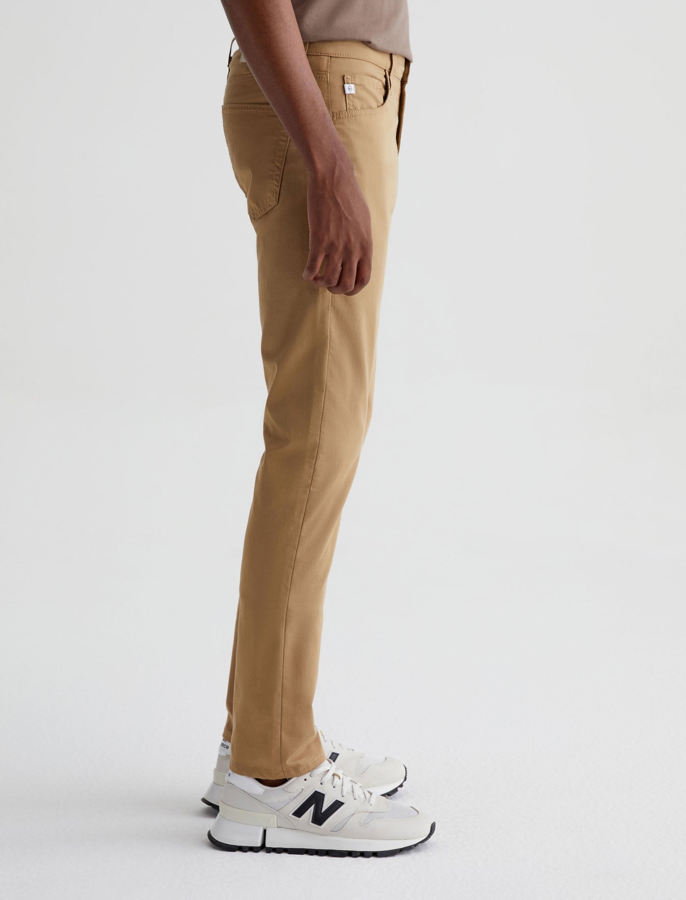 Tellis Vintage Khaki Modern Slim Mens bottom Photo 4