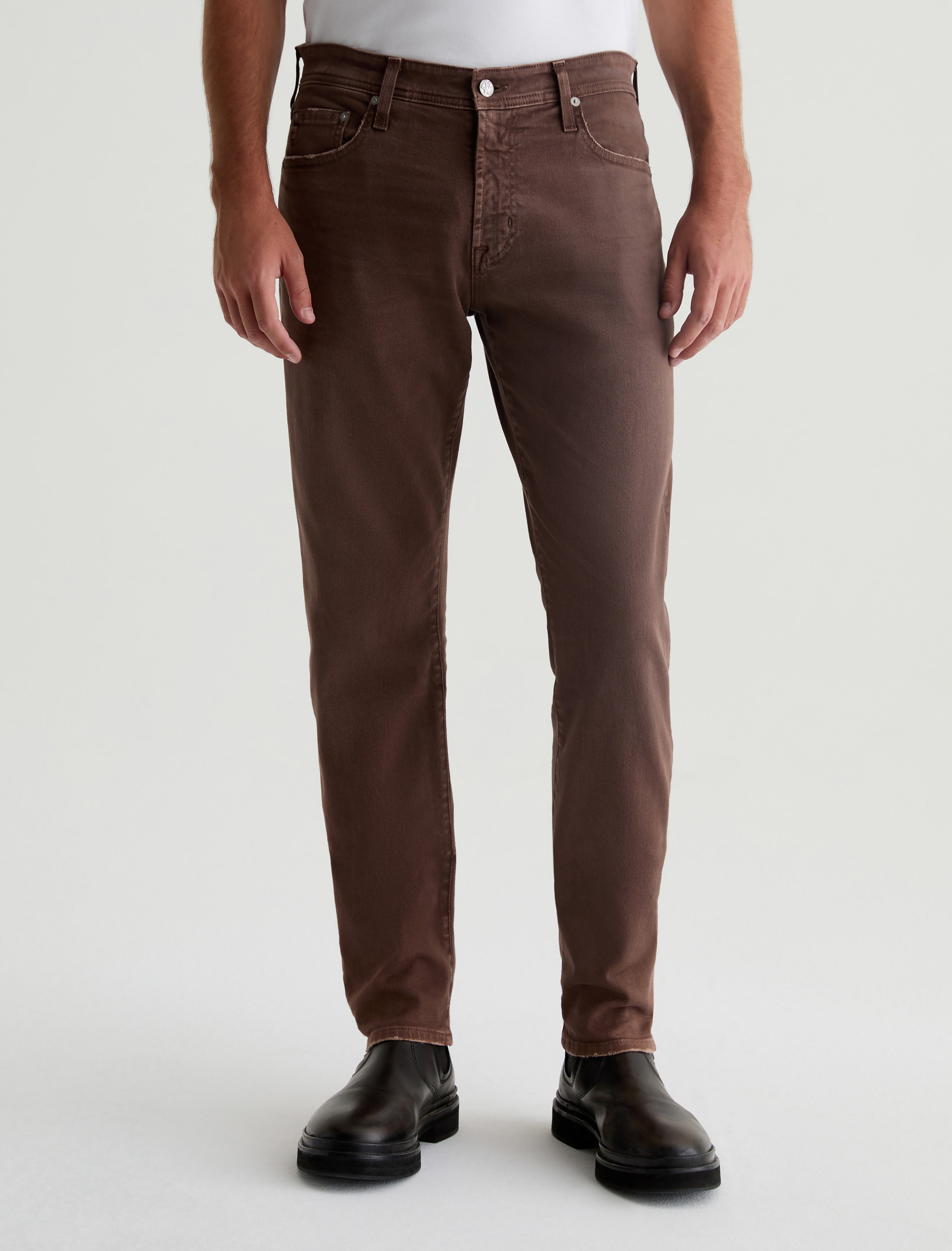Tellis 7 Years Sulfur Berry Brown AG-ed™ Modern Slim AG Cloud Soft Denim™ Men Bottom Photo 2