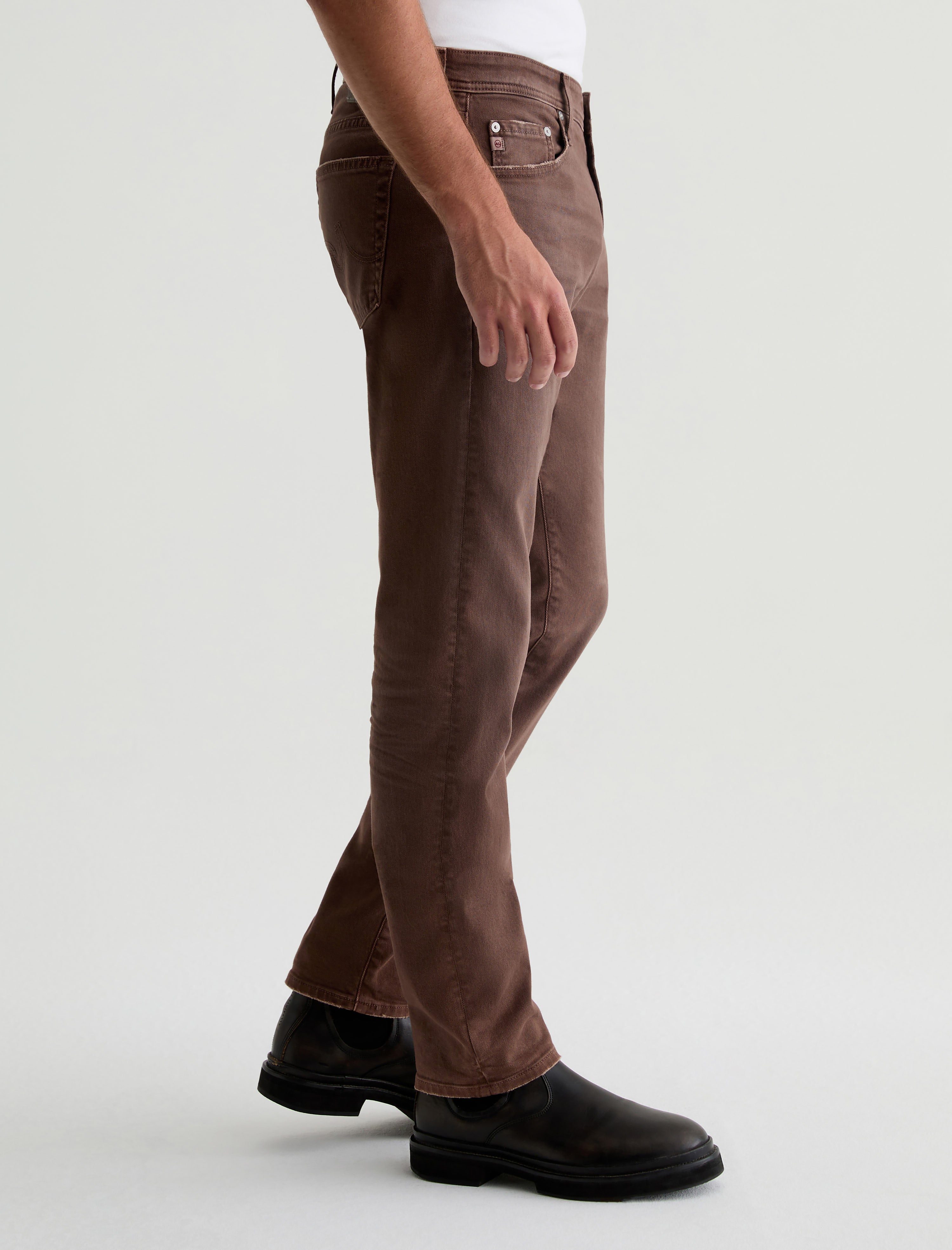 Tellis 7 Years Sulfur Berry Brown AG-ed™ Modern Slim AG Cloud Soft Denim™ Men Bottom Photo 4