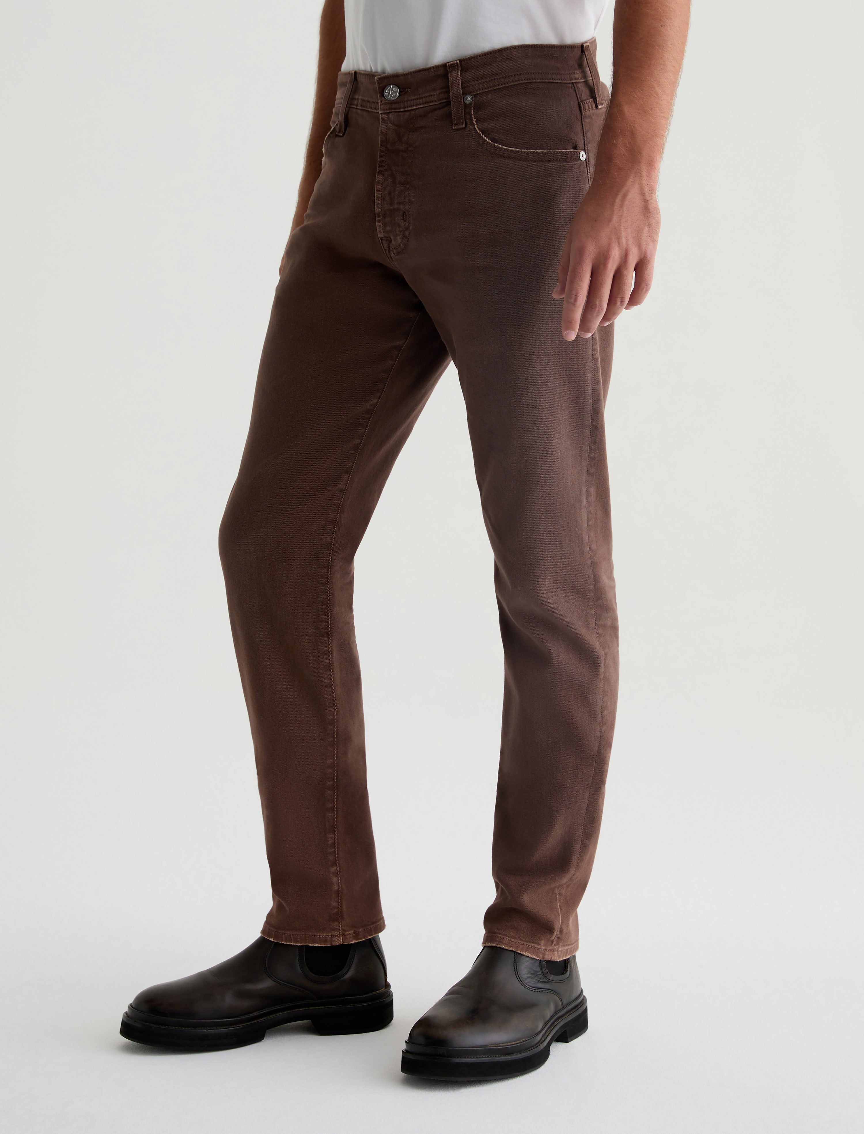 Tellis 7 Years Sulfur Berry Brown AG-ed™ Modern Slim AG Cloud Soft Denim™ Men Bottom Photo 5