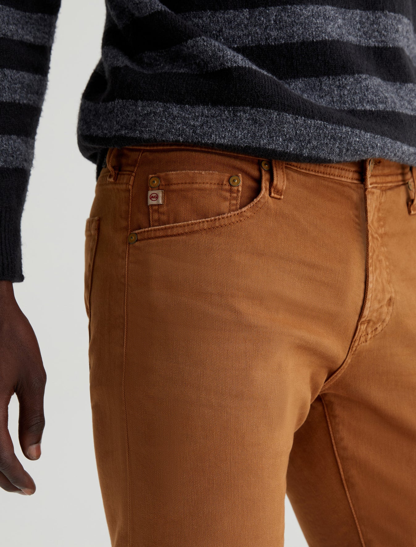 Tellis 7 Years Sulfur Caramel Modern Slim Men Bottom Photo 3