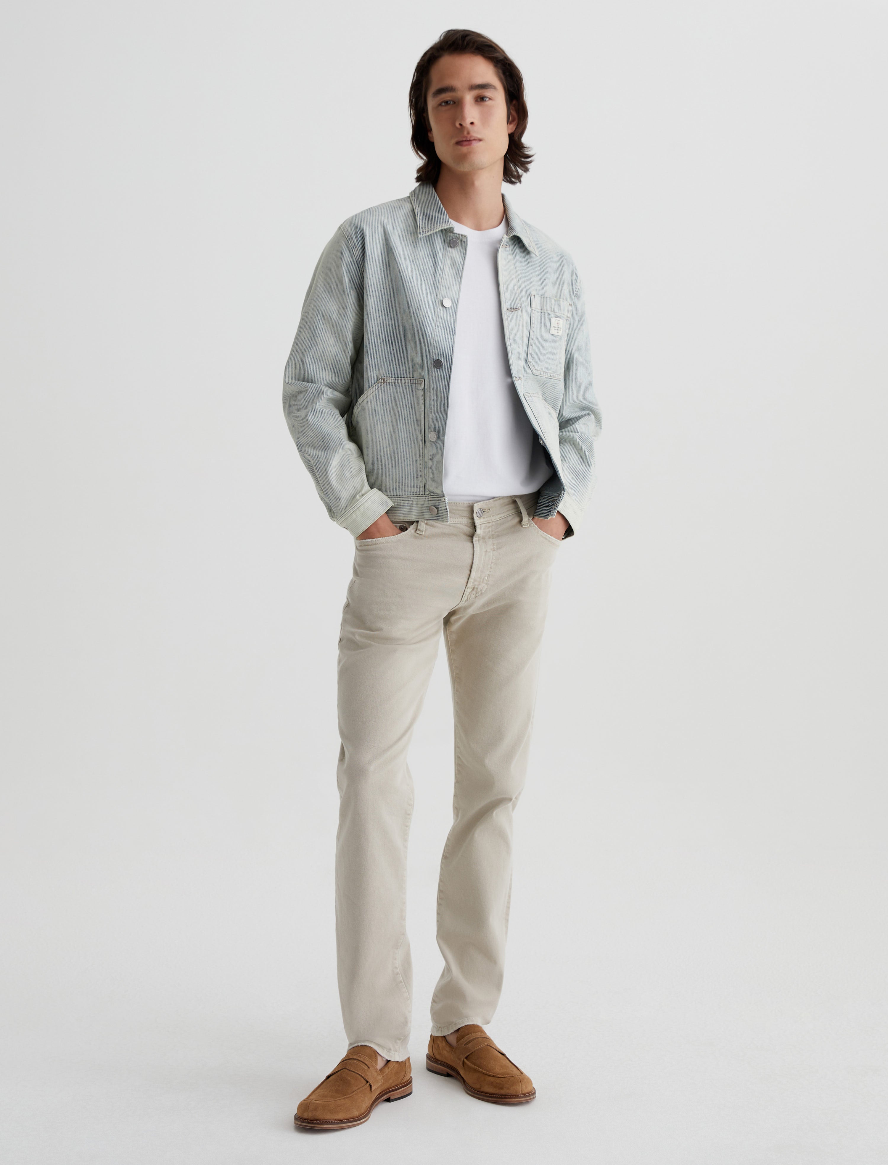Tellis 7 Years Sulfur Coastal Pebble AG-ed ™ Modern Slim Denim Men Bottom Photo 1