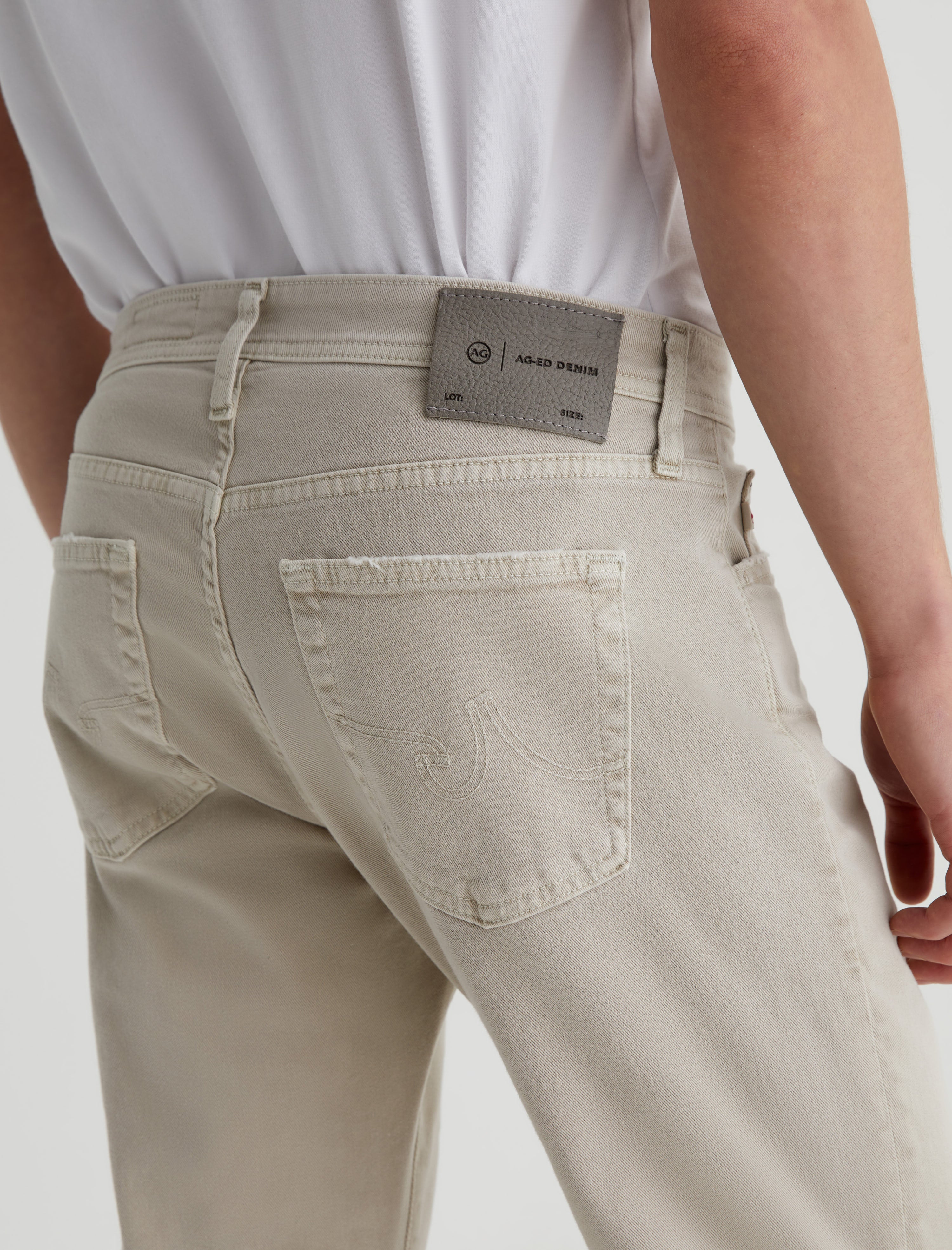 Tellis 7 Years Sulfur Coastal Pebble AG-ed ™ Modern Slim Denim Men Bottom Photo 6