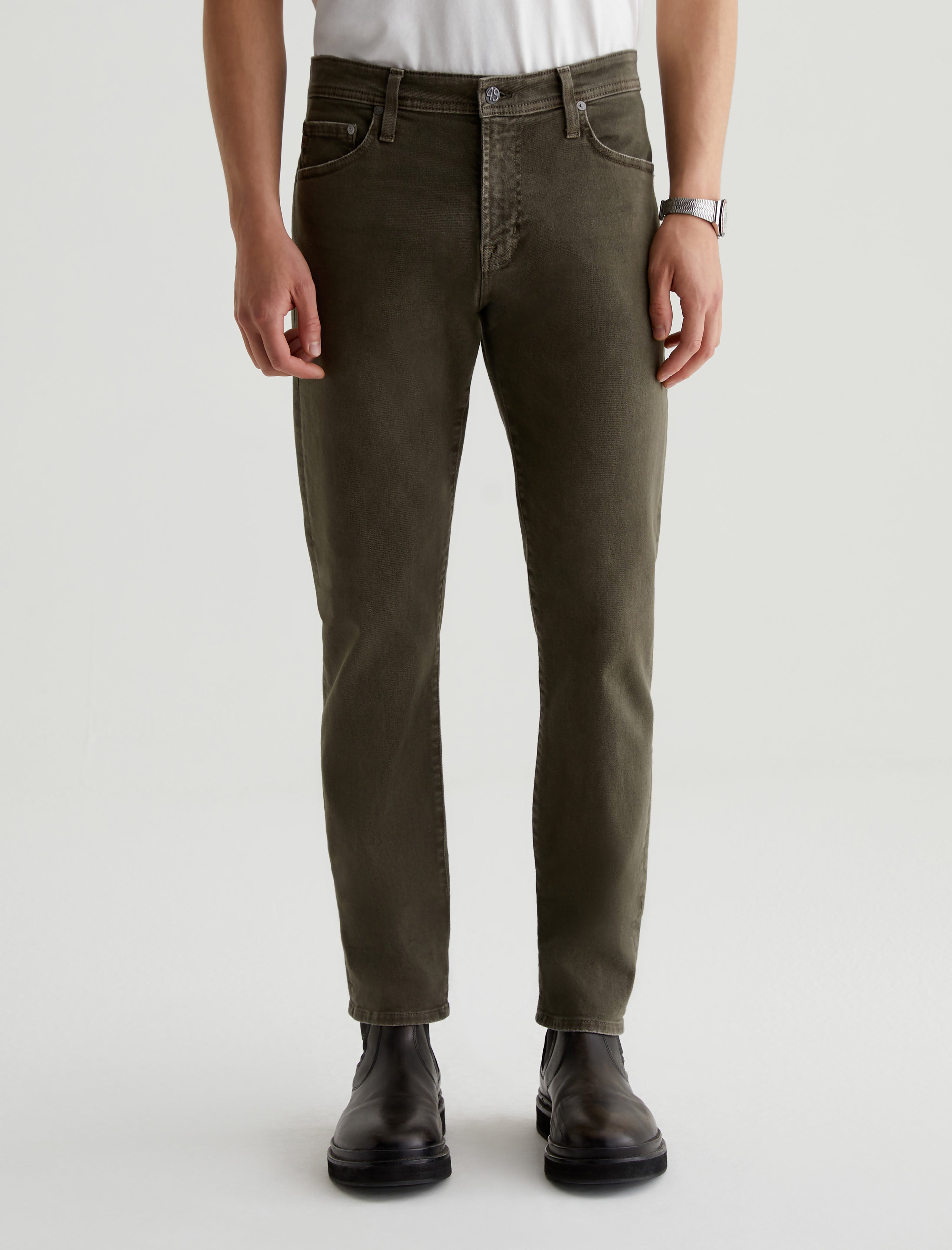 Tellis 7 Years Sulfur Dried Cedar Modern Slim AG Cloud Soft Denim™ Men Bottom Photo 2