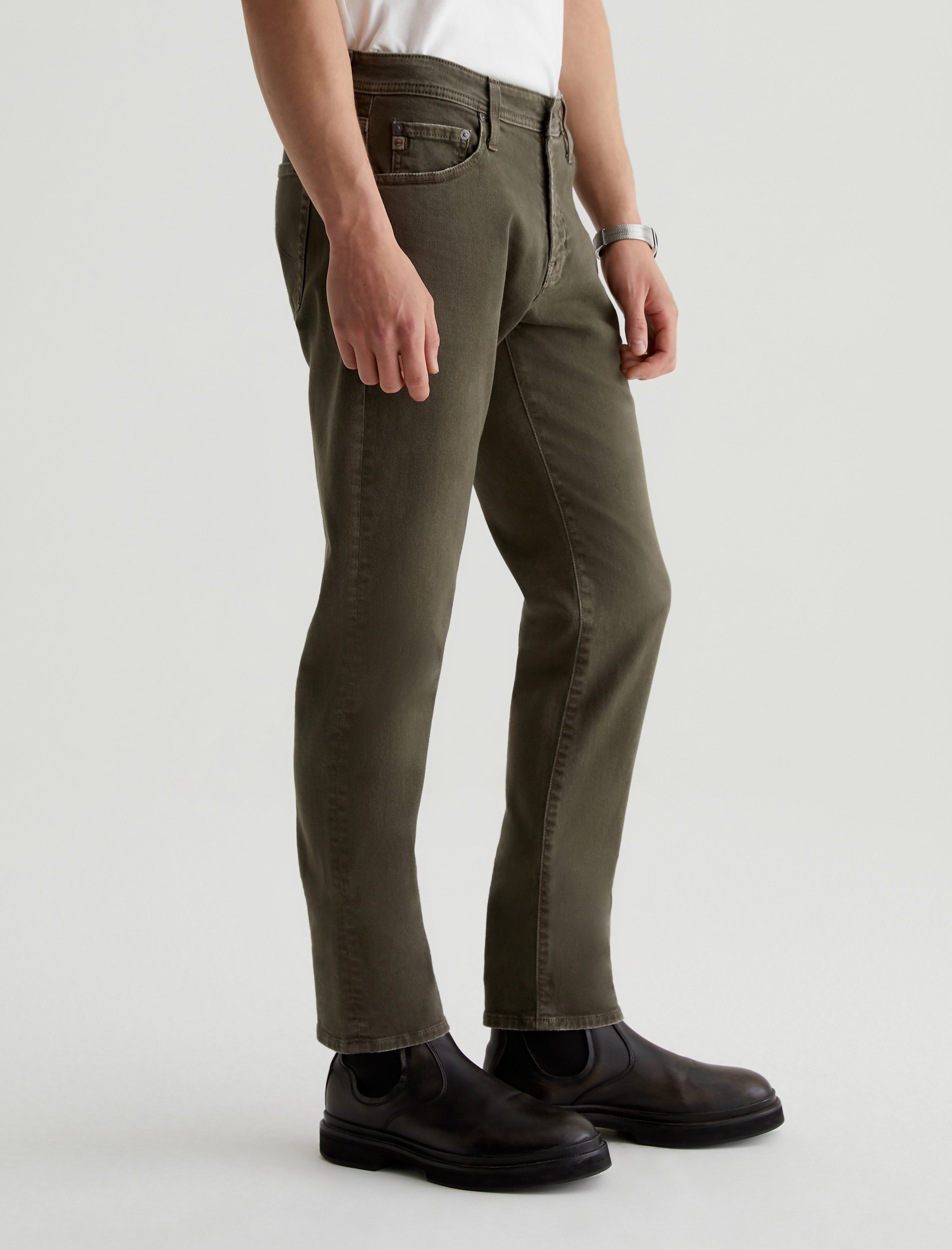 Tellis 7 Years Sulfur Dried Cedar Modern Slim AG Cloud Soft Denim™ Men Bottom Photo 4