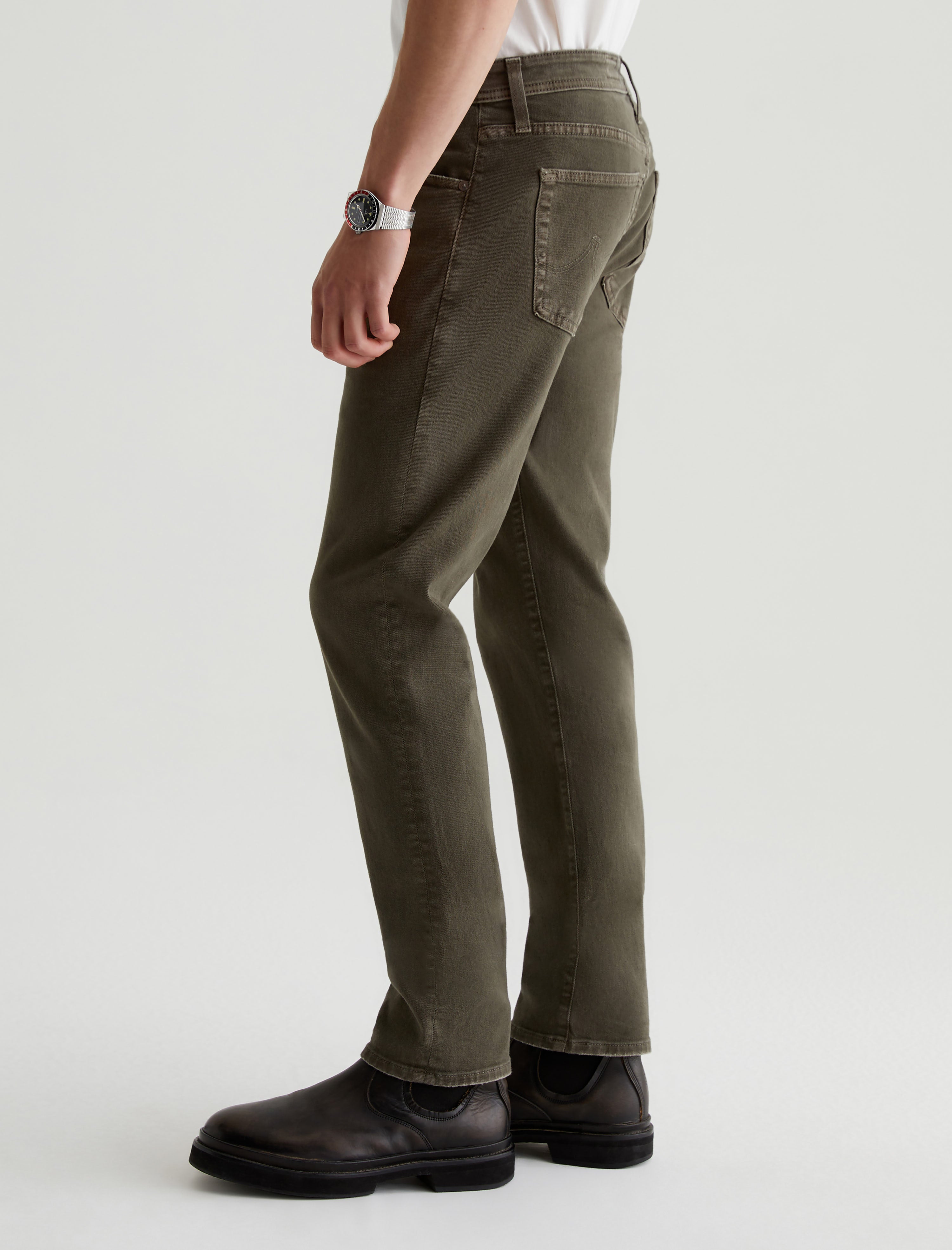 Tellis 7 Years Sulfur Dried Cedar Modern Slim AG Cloud Soft Denim™ Men Bottom Photo 5