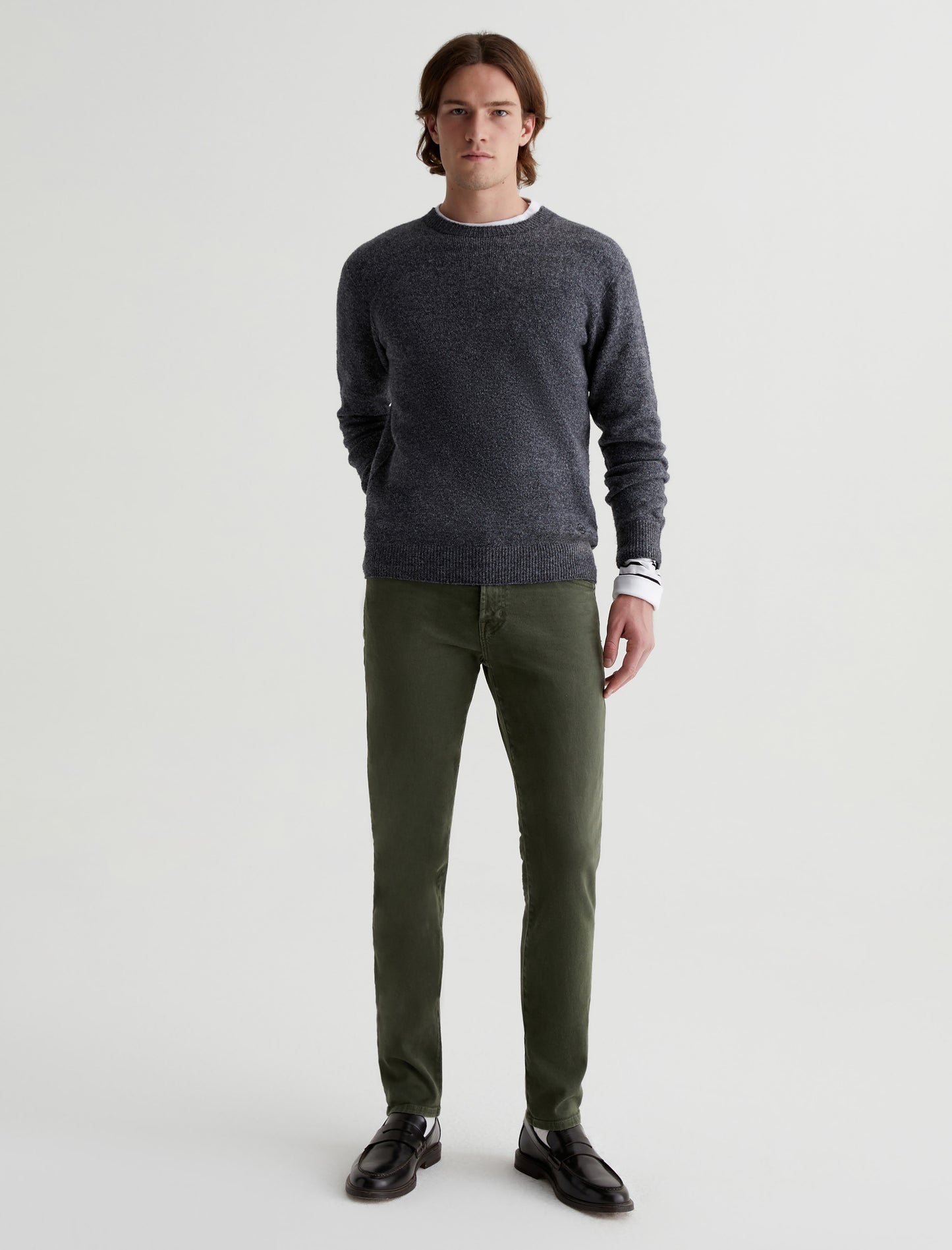Tellis 7 Years Sulfur Forest Mist Modern Slim Mens bottom Photo 1