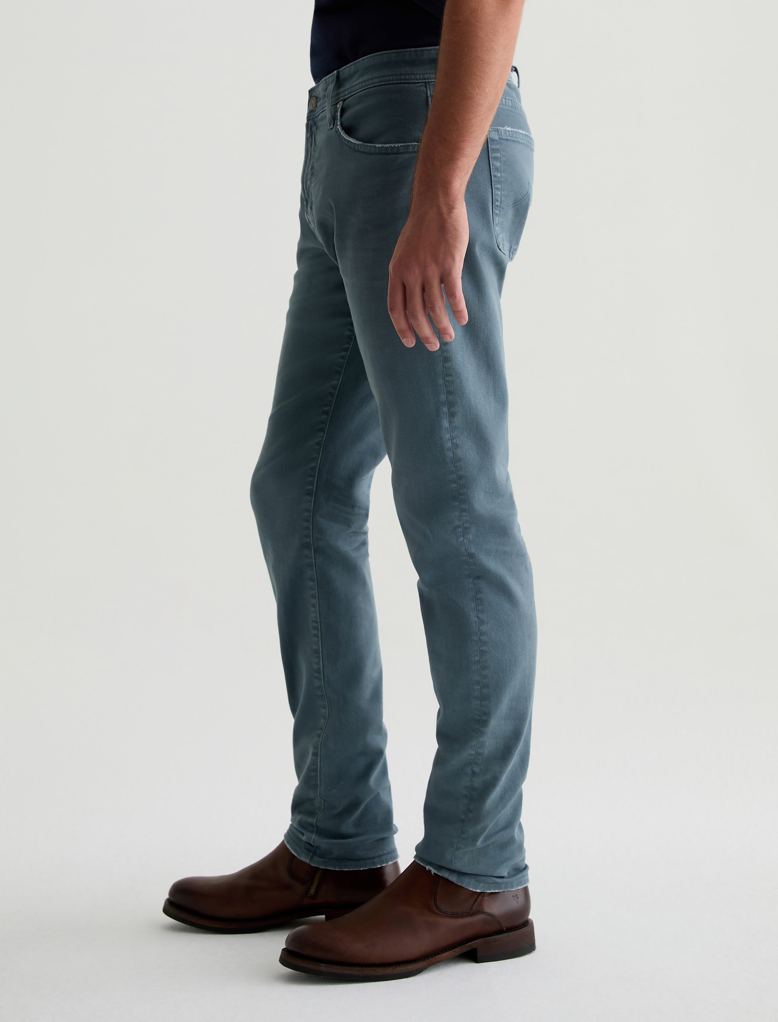 Tellis 7 Years Sulfur Hazy Lake AG-ed™ Modern Slim AG Cloud Soft Denim™ Men Bottom Photo 5